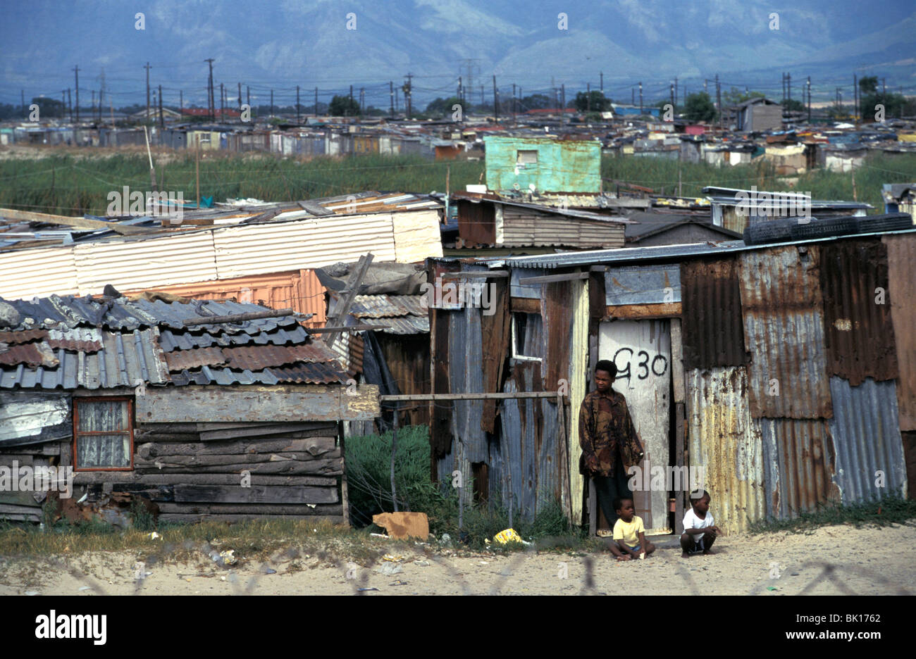 Sud Africa, Cape town, township Kayelitsha Foto Stock