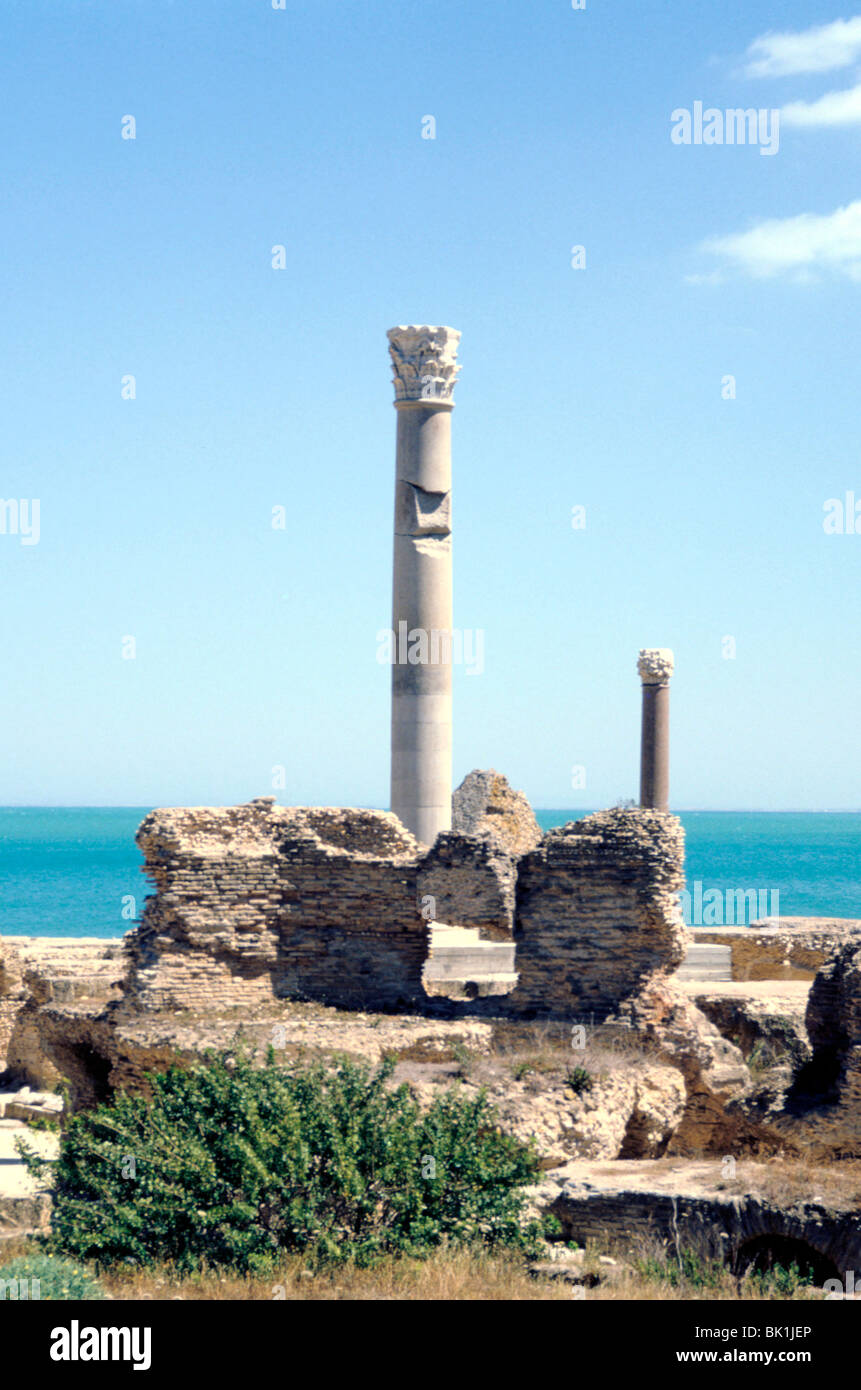 Antonine Bagni, Cartagine, Tunisia Foto Stock