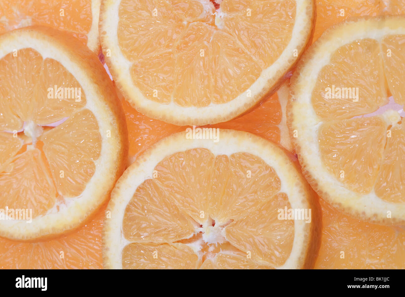 Fette d'arancia Foto Stock