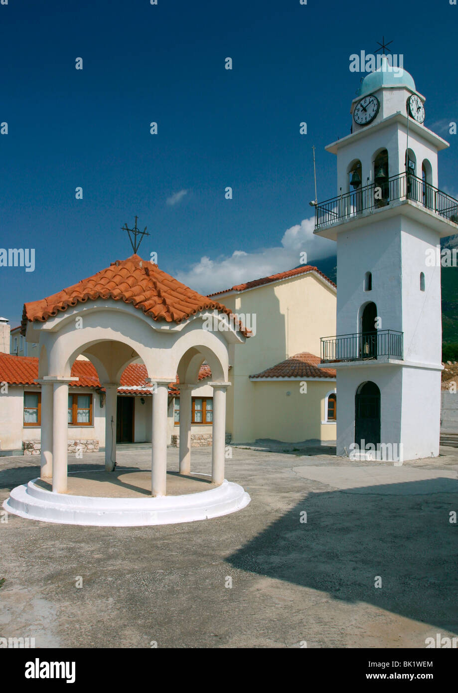 Monastero di Sissia, Cefalonia, Grecia Foto Stock