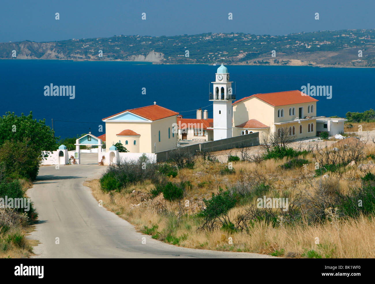 Monastero di Sissia, Cefalonia, Grecia Foto Stock