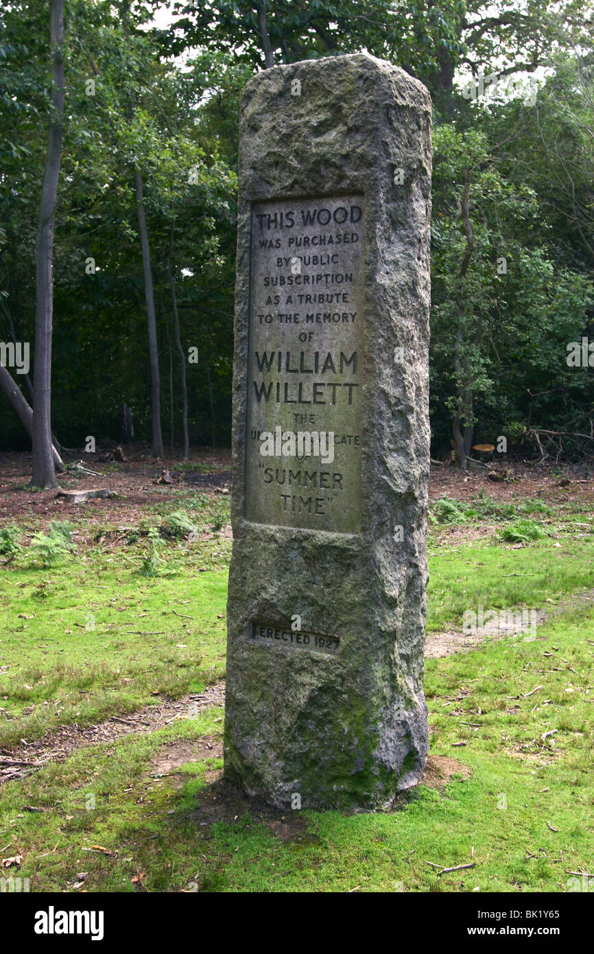 Willett memorial, Petts Wood, Kent, 2005 Foto Stock