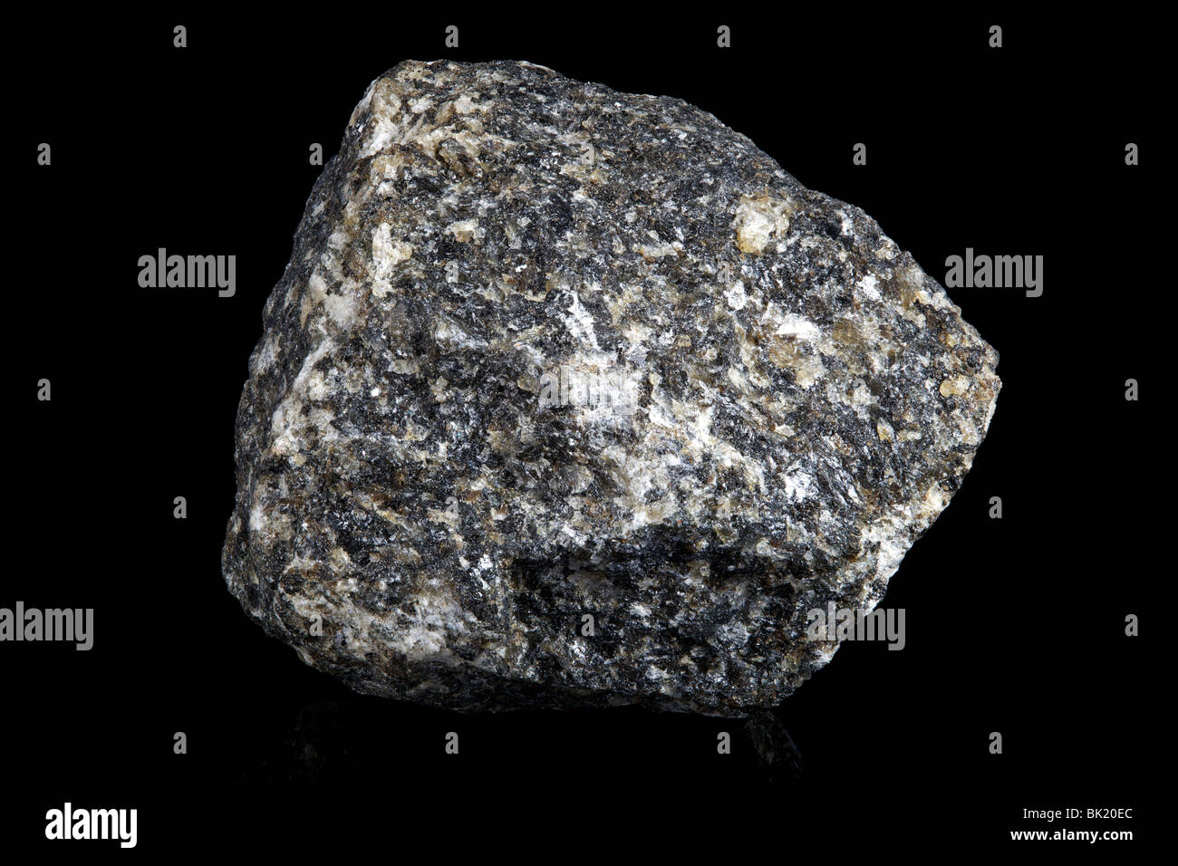 Gabbro (roccia ignea) Foto Stock