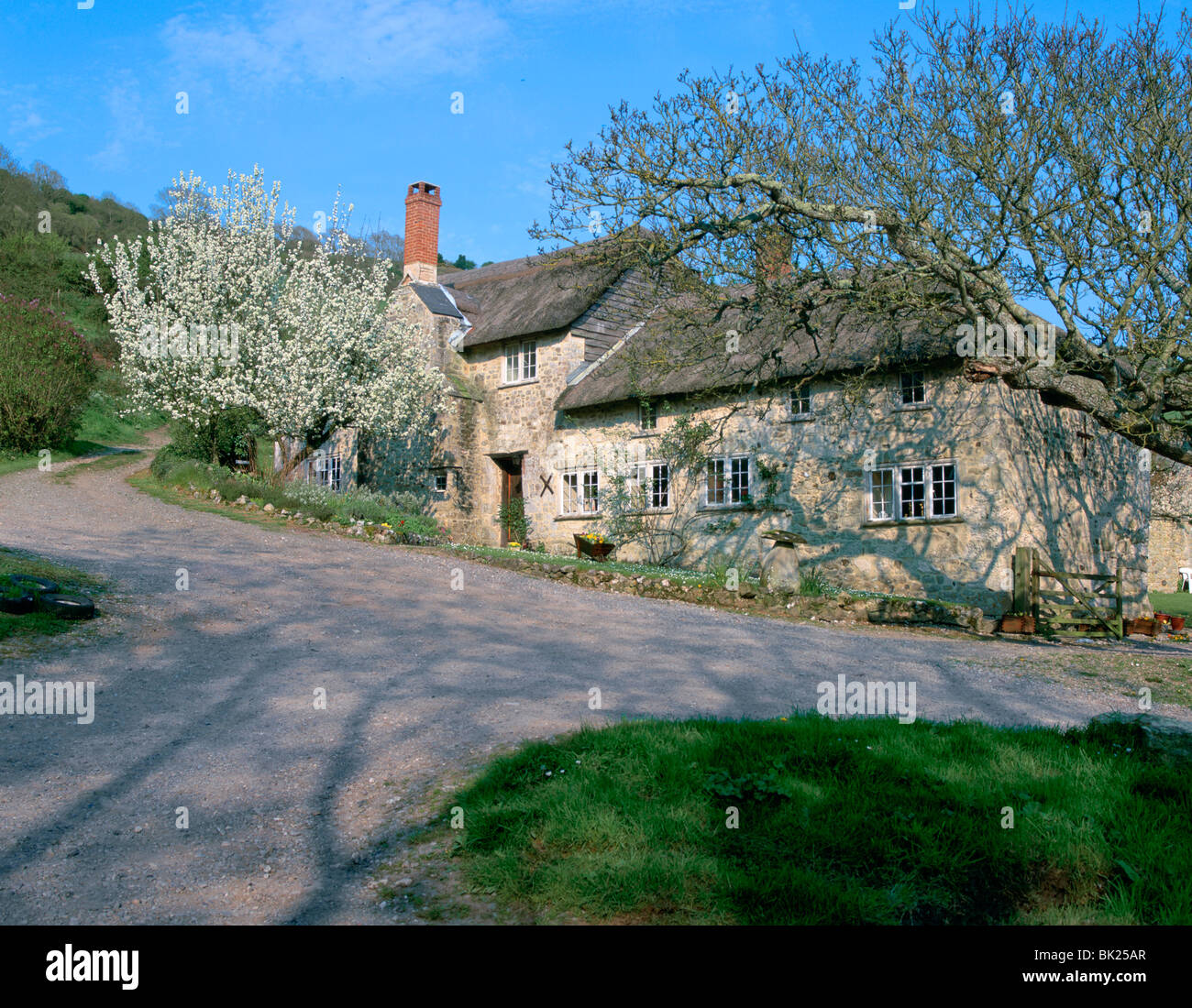 'Grande Mare' house, Branscombe, Devon. Foto Stock