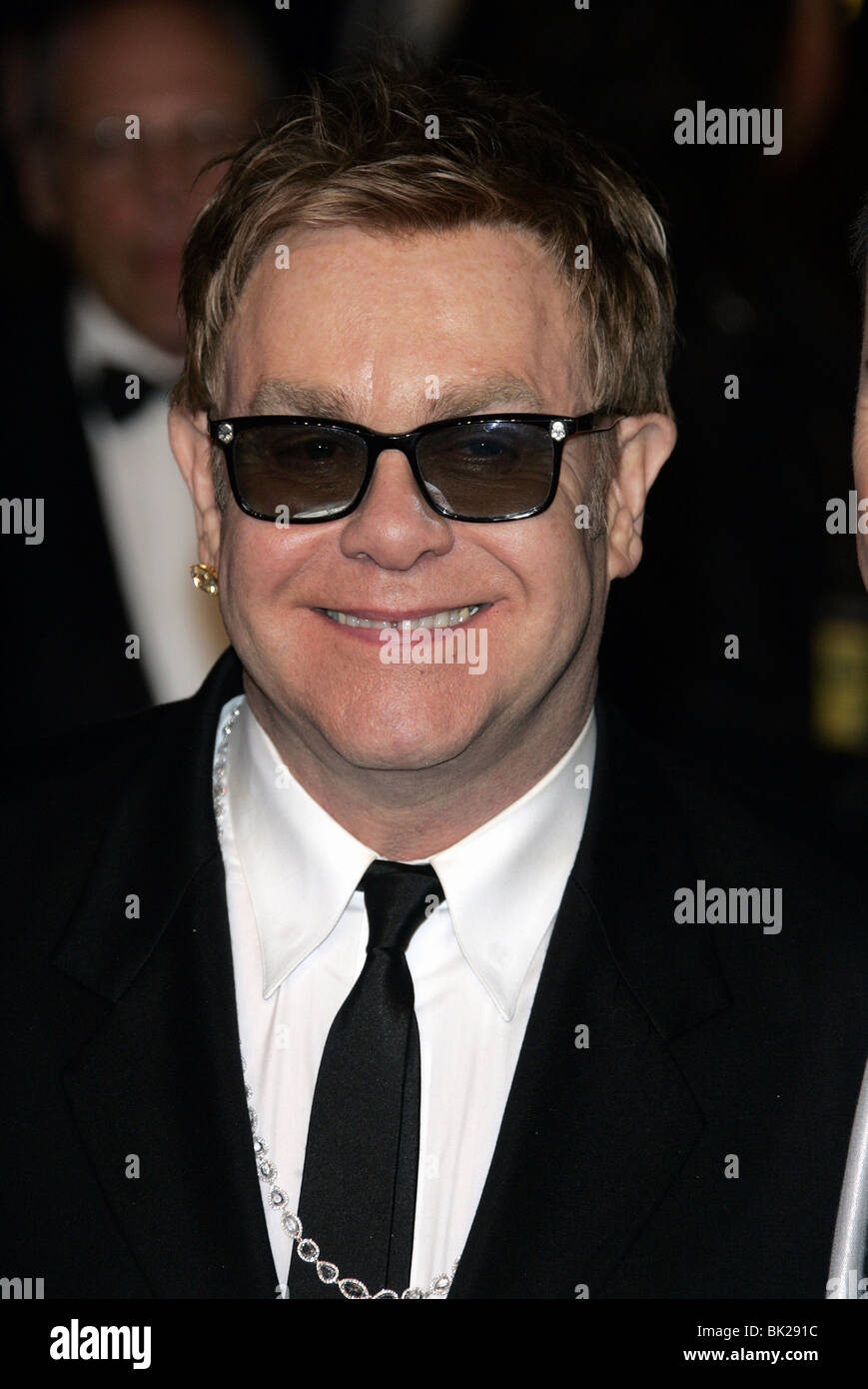 ELTON JOHN VANITY FAIR PARTY 2007 MORTONS HOLLYWOOD LOS ANGELES STATI UNITI D'AMERICA 25 Febbraio 2007 Foto Stock