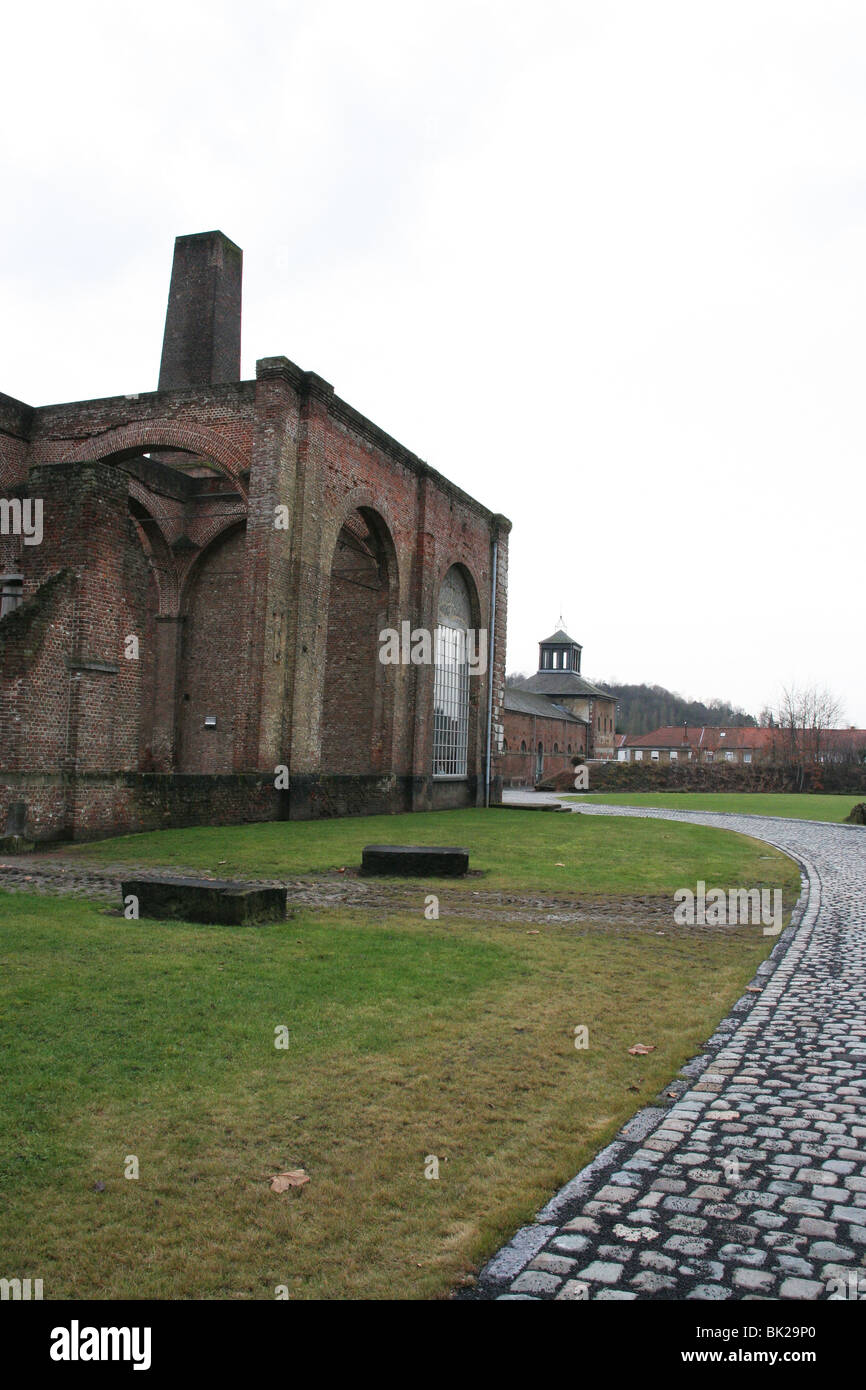 Grand Hornu, vecchia miniera di carbone in Mons Borinage, Belgio Foto Stock