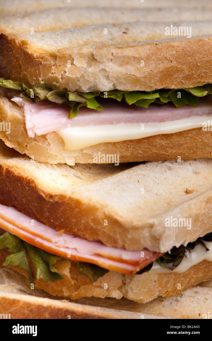 Club Sandwich, gustosa e sana Foto Stock