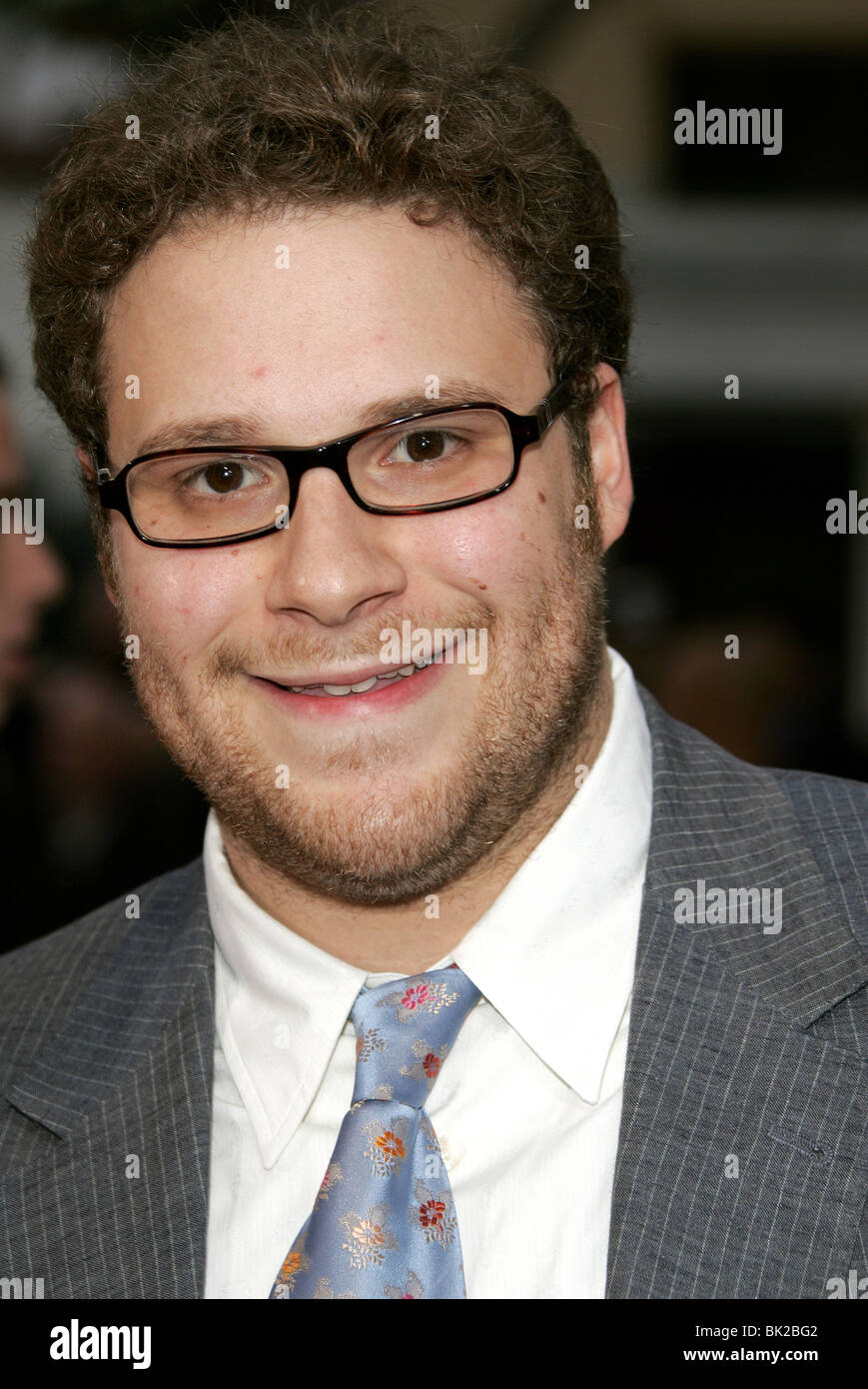 SETH Rogen ha battuto su Premiere mondiale WESTWOOD LOS ANGELES STATI UNITI D'AMERICA 05 Maggio 2007 Foto Stock
