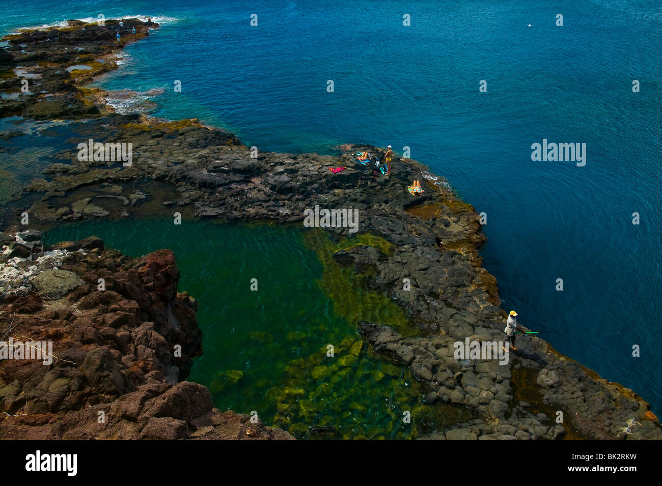 Il cappuccio LA HOUSSAYE, isola di Reunion Foto Stock