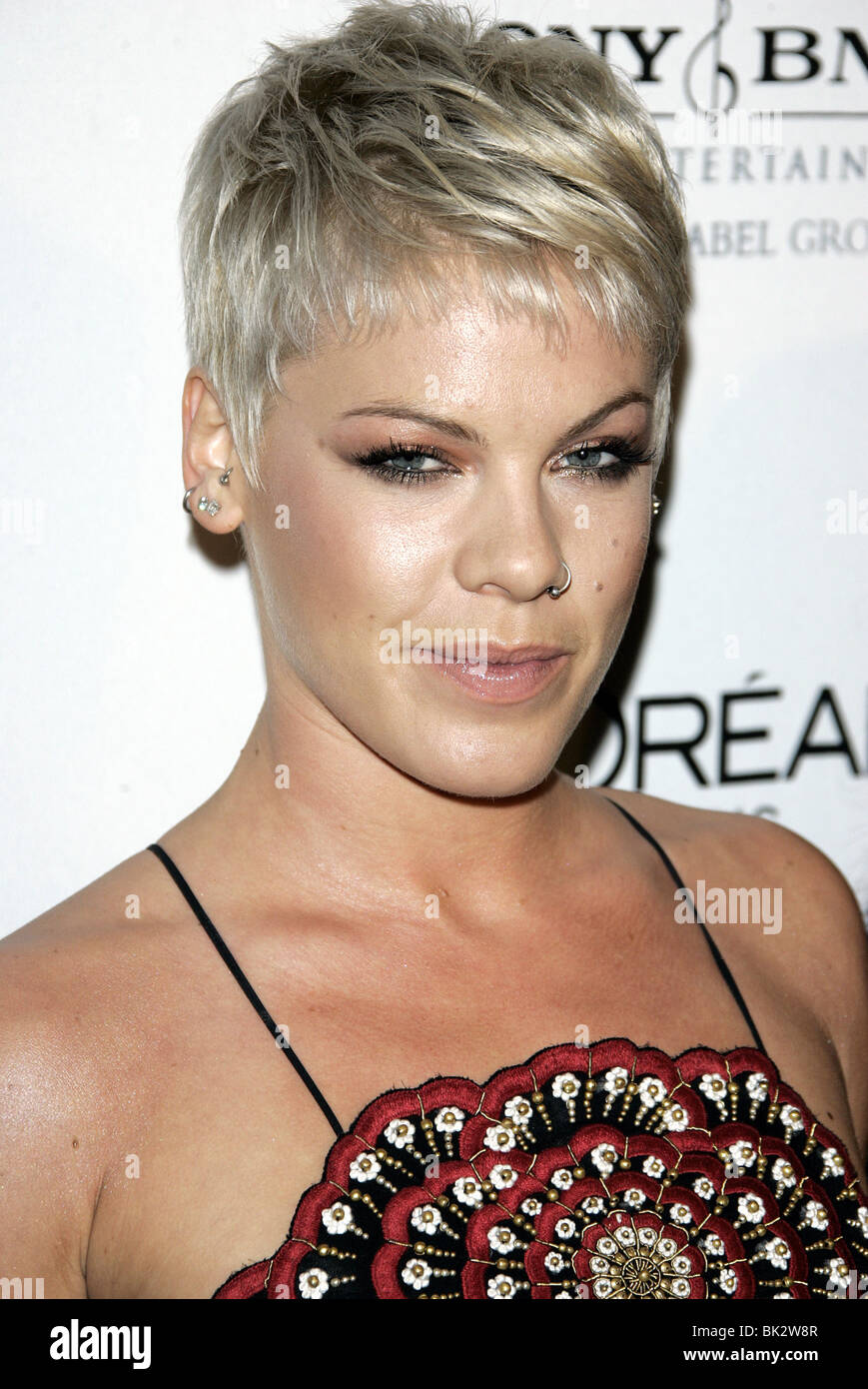 Rosa 2007 Clive Davis PRE-GRAMMY PARTY Beverly Hilton Hotel di BEVERLY HILLS LOS ANGELES STATI UNITI D'AMERICA 10 Febbraio 2007 Foto Stock