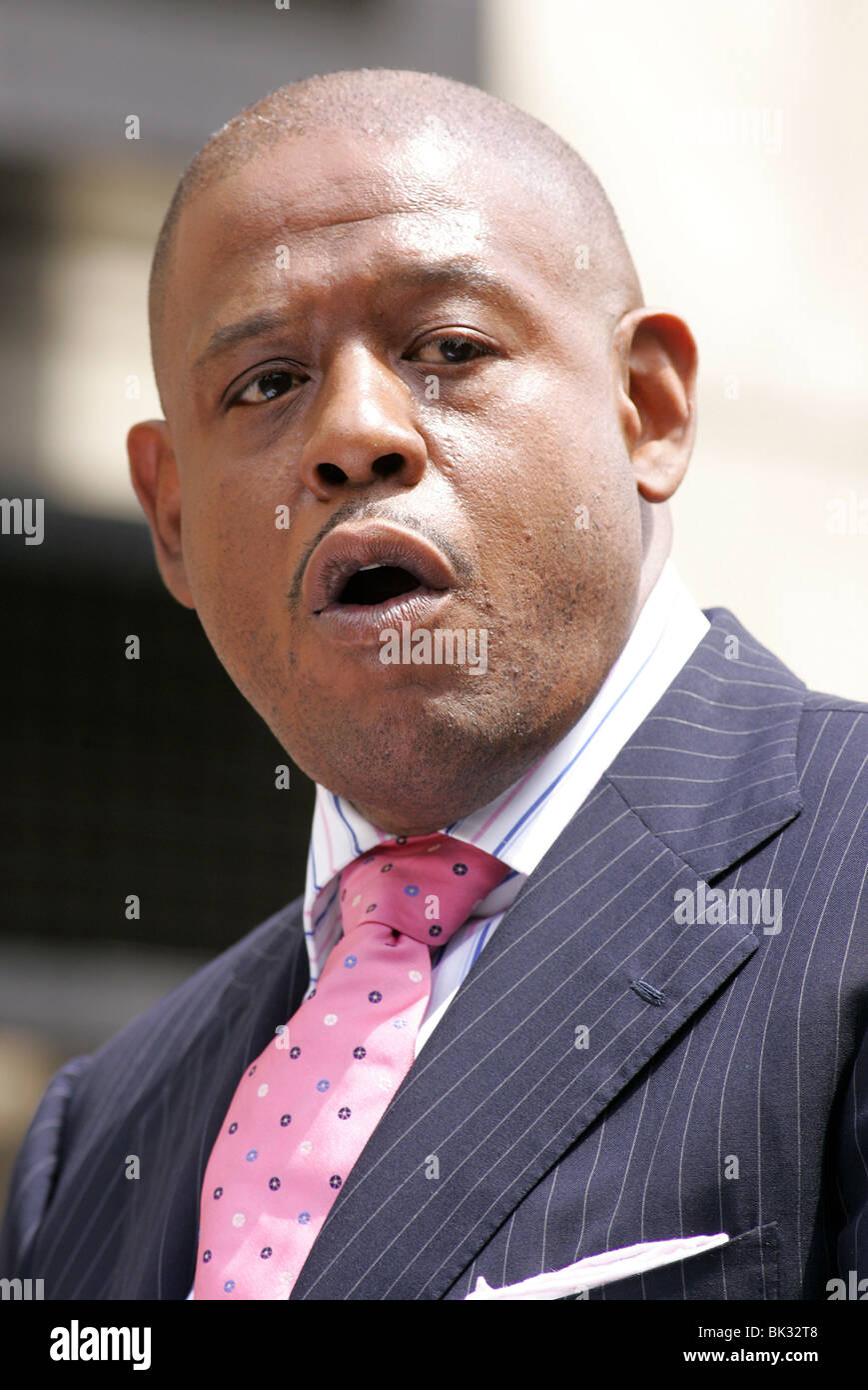 FOREST WHITAKER Forest Whitaker Hollywood Walk of Fame HOLLYWOOD LOS ANGELES STATI UNITI D'AMERICA 16 Aprile 2007 Foto Stock