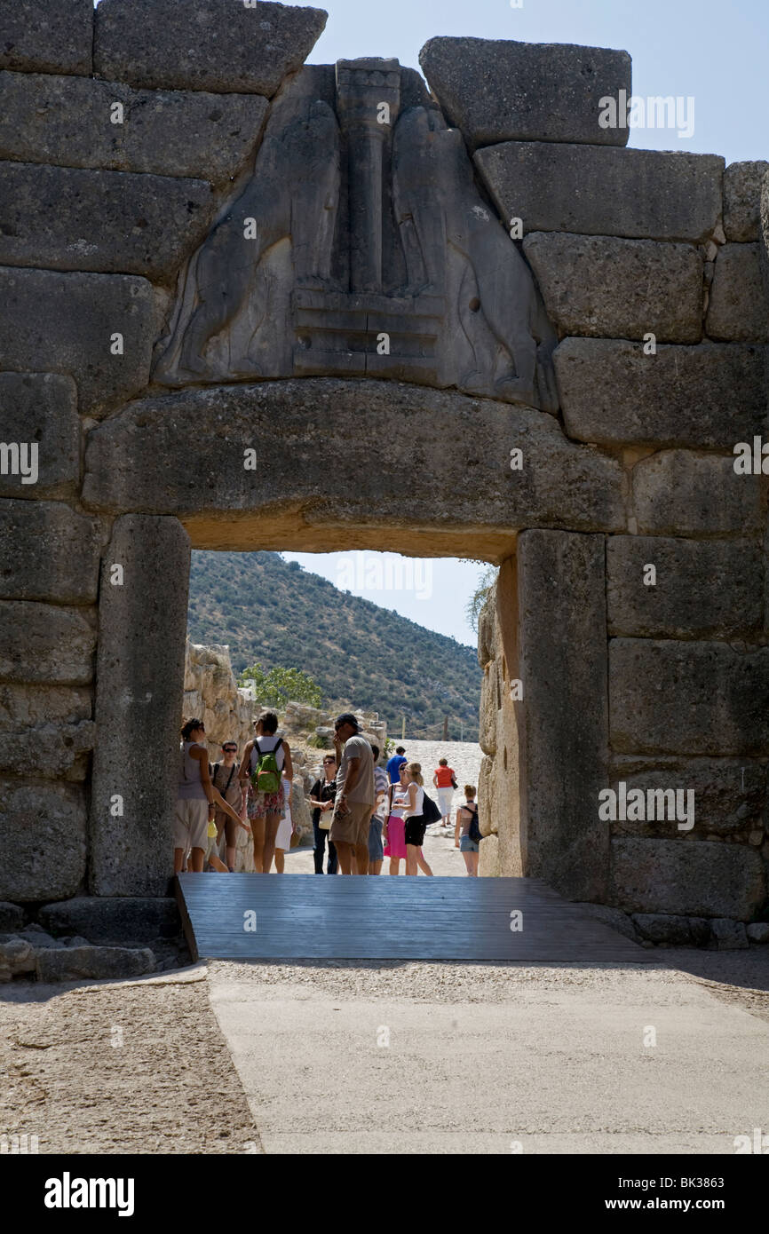 Micene Pelopennese Grecia Foto Stock