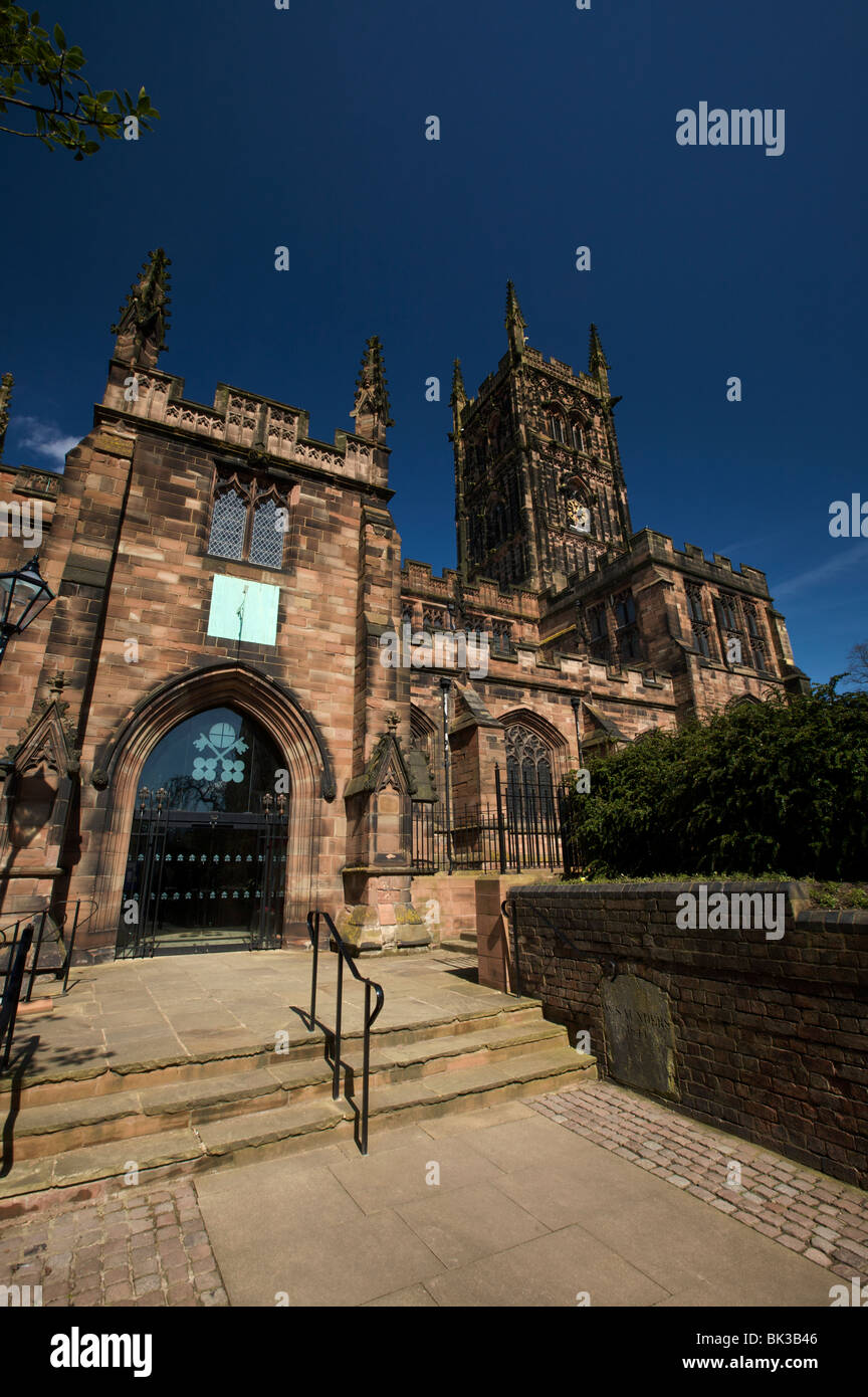 St Peters Collegiata Wolverhampton Sud Ingresso Ovest Wolverhampton West Midlands England Regno Unito Foto Stock