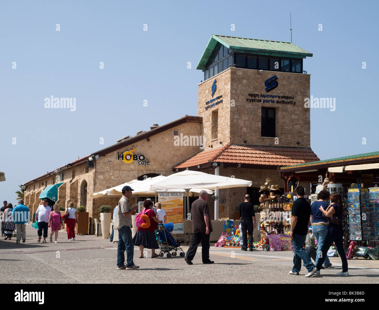 Il porto di Paphos, Cipro Europa Foto Stock