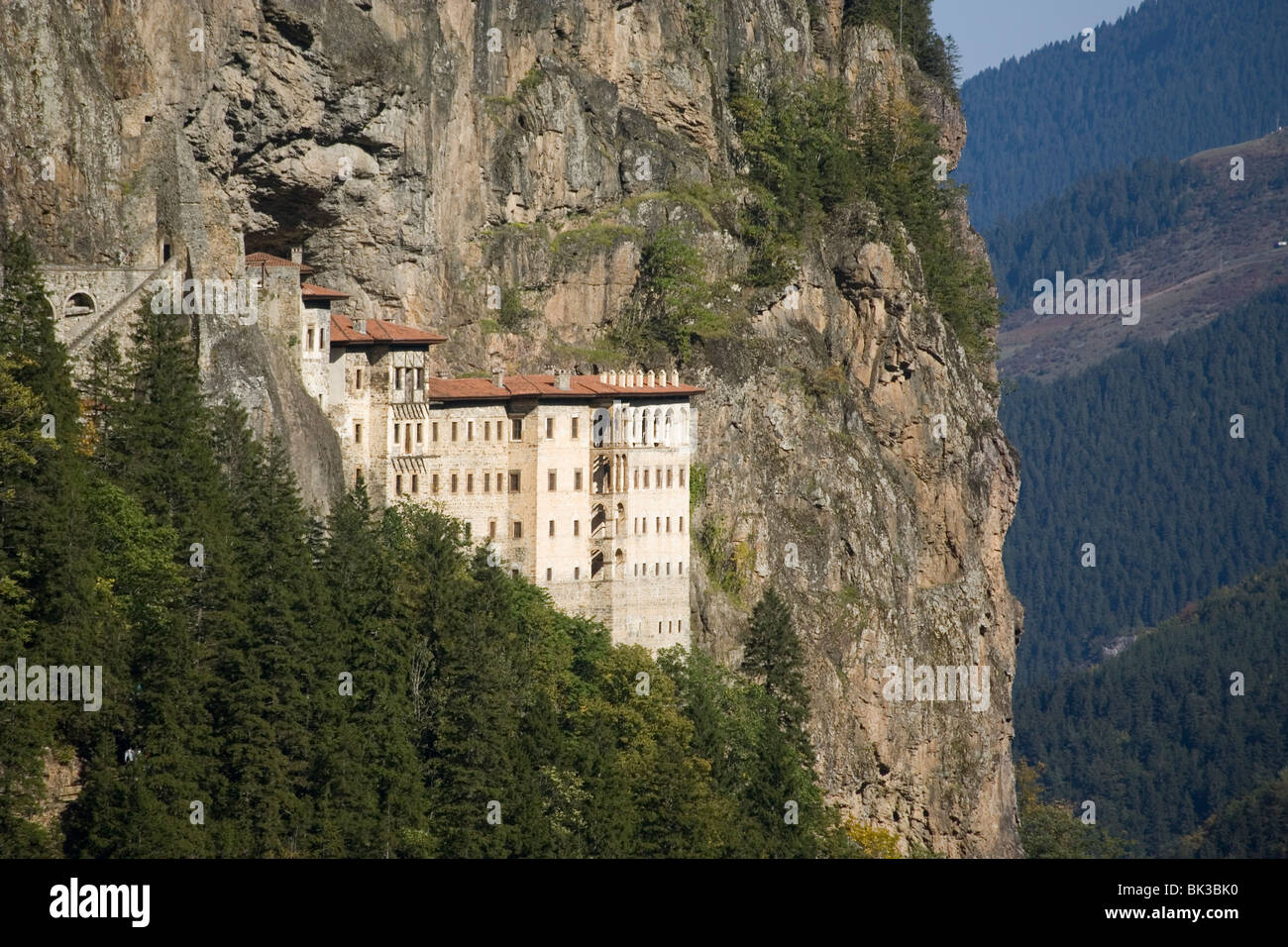 Sumela monastero, Trabzon, Anatolia, Turchia, Asia Minore, Eurasia Foto Stock