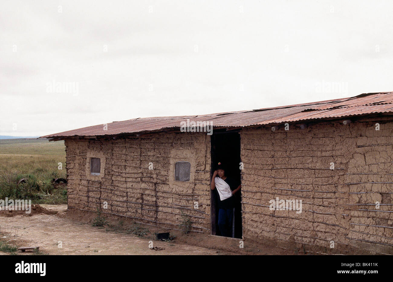 Adobe dimora in Venezuela rurale, Sud America Foto Stock