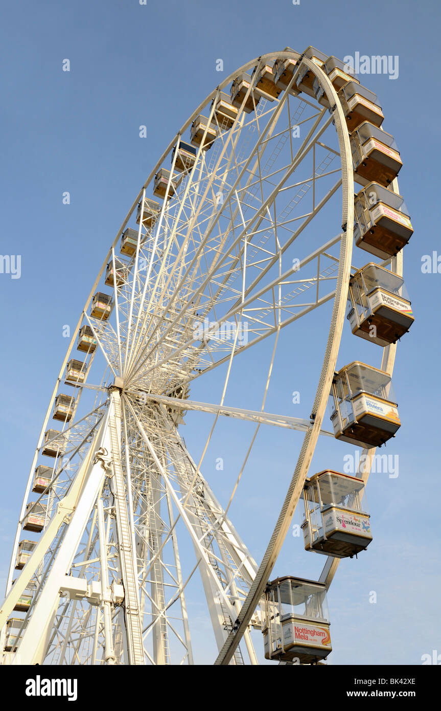 La ruota di Nottingham, Piazza del Mercato Vecchio, Nottingham, Inghilterra, Regno Unito. Foto Stock