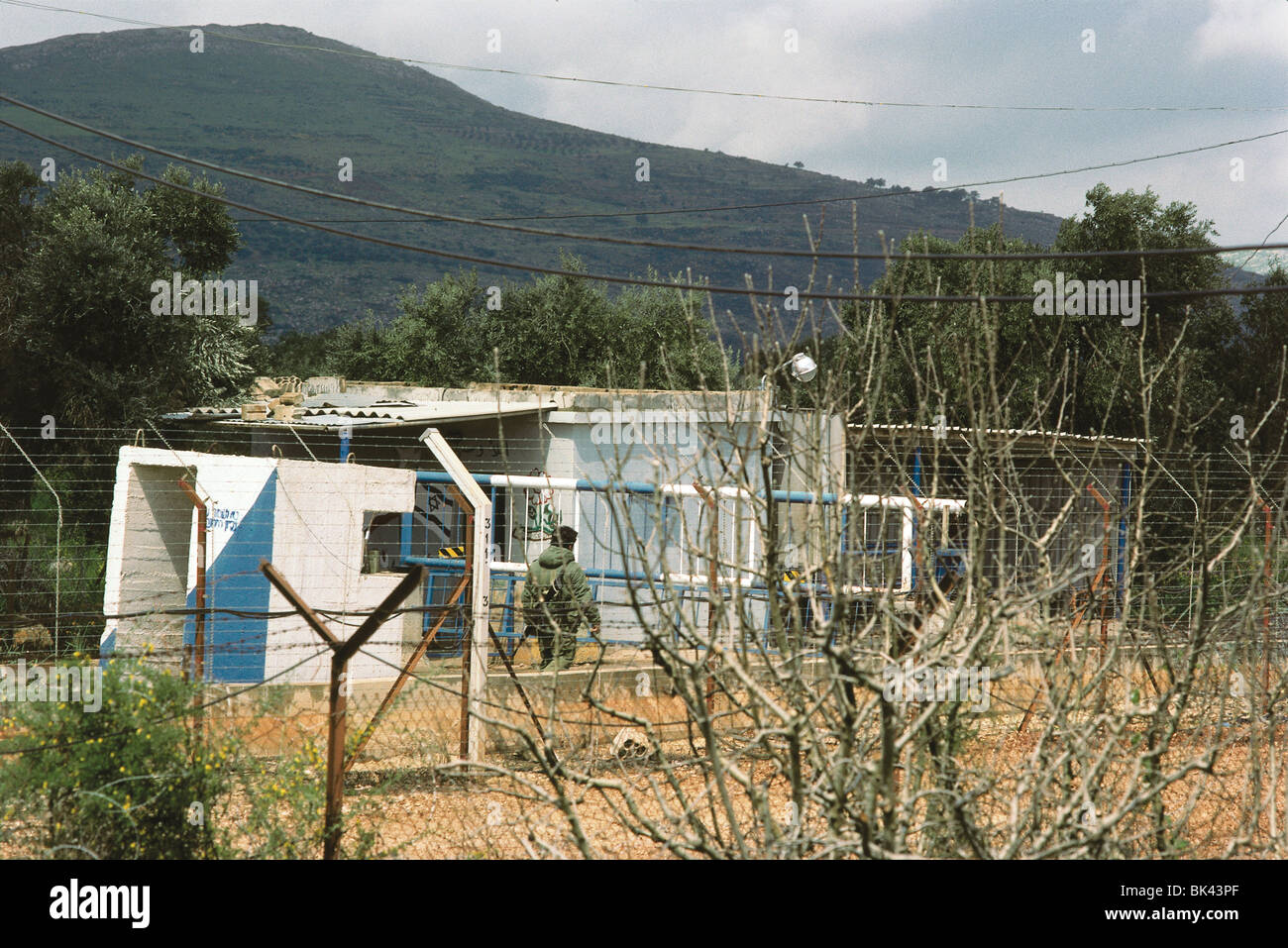 Attraversamento delle frontiere tra Israele e il Libano Foto Stock