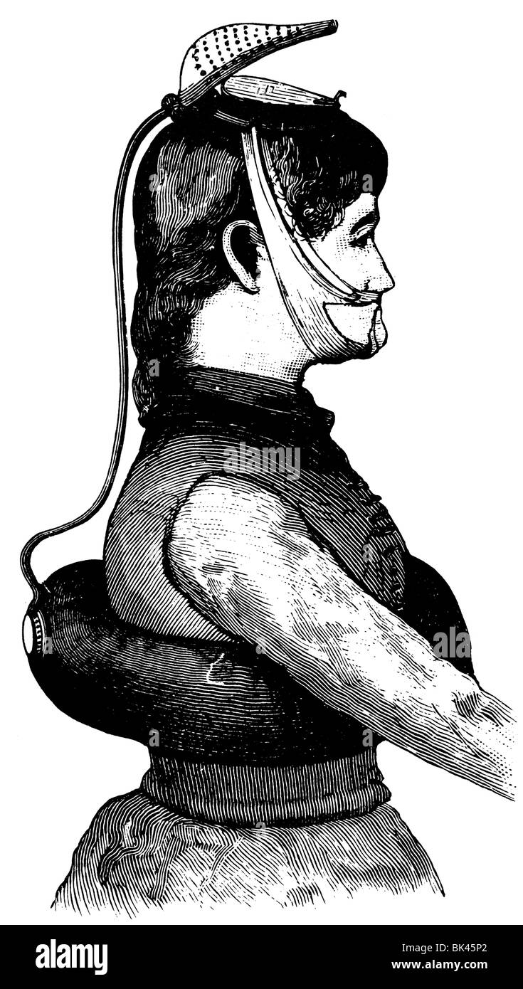 Salvagente per naufraghi, 1886 Foto Stock