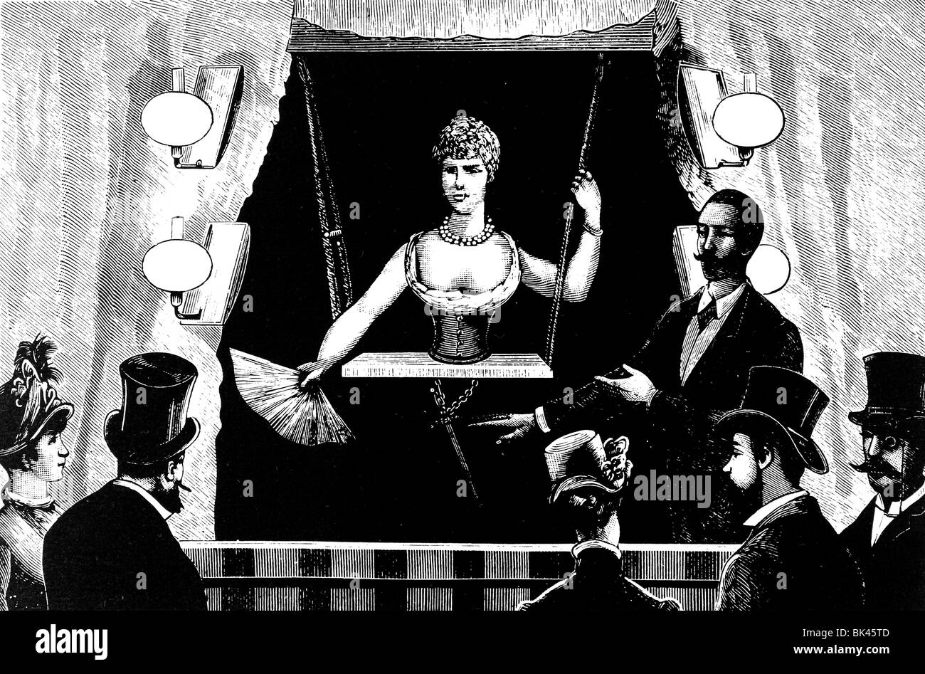 La donna senza addome, 1884 Foto Stock