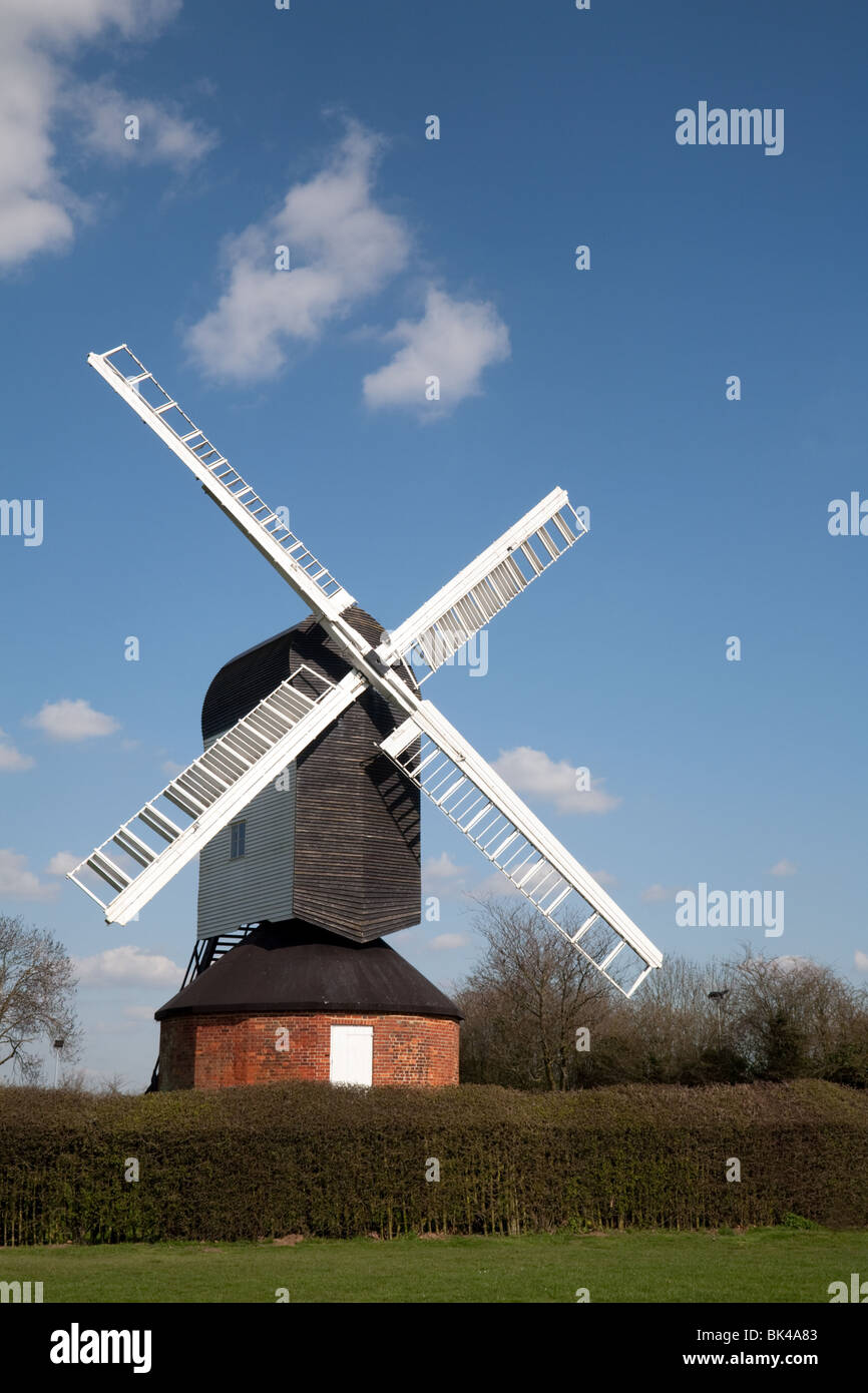 Mountnessing post windmill Mountnessing, Essex REGNO UNITO Foto Stock