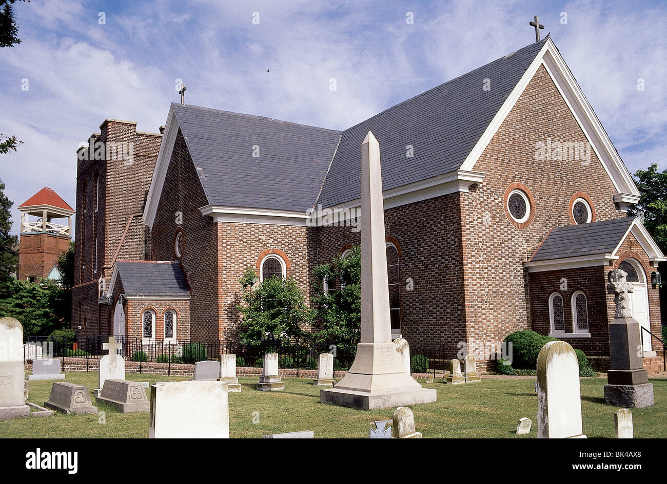 Chiesa di San Giovanni Evangelista è la più antica parrocchia anglicana chiesa in continua esistenza stabilito nel 1610 a Hampton, Virginia Foto Stock