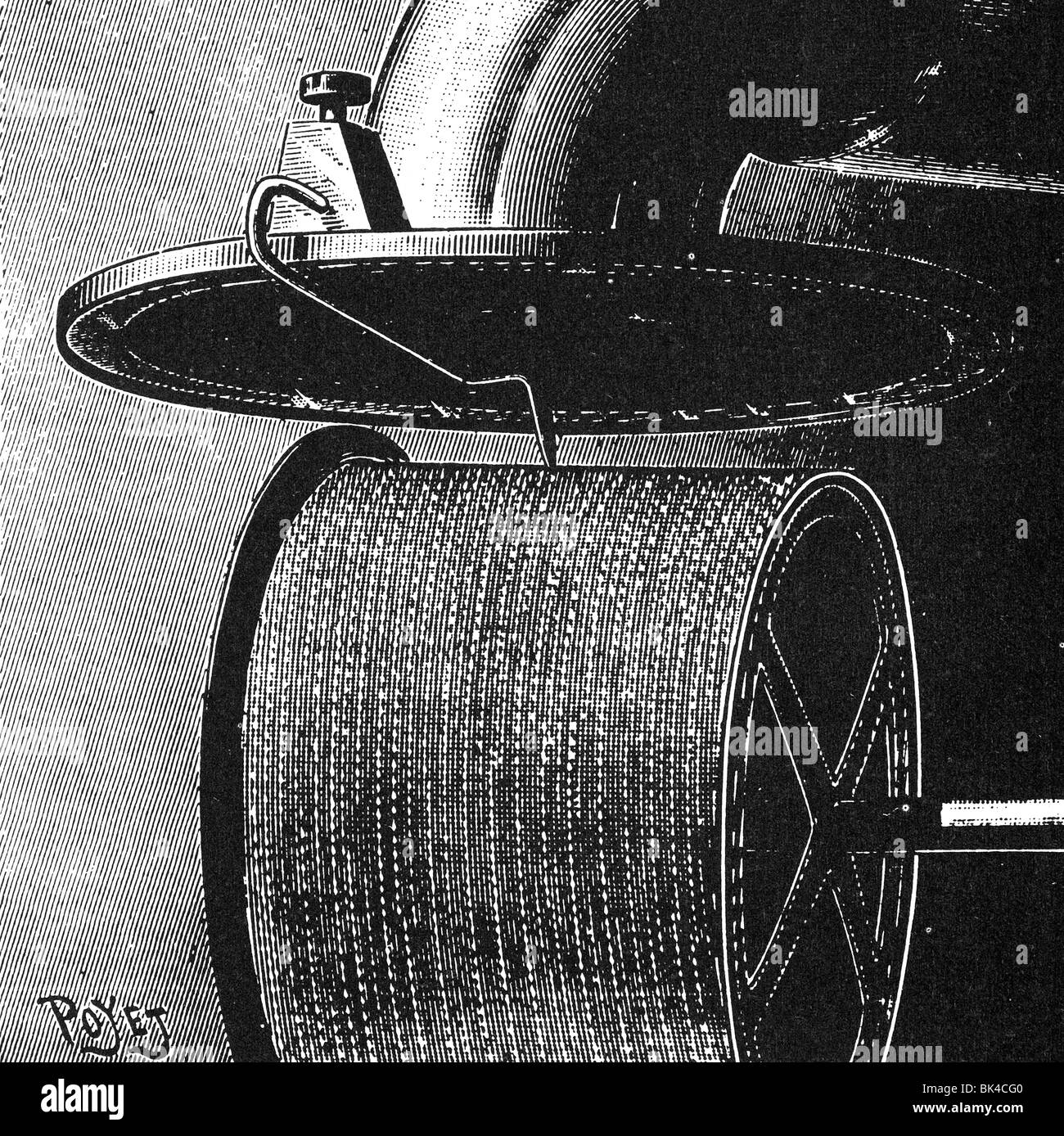 Il francese fonografo, 1897 Foto Stock