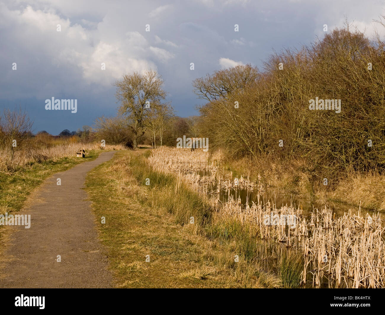 Percorso del ciclo di ripristino canale reybridge Foto Stock
