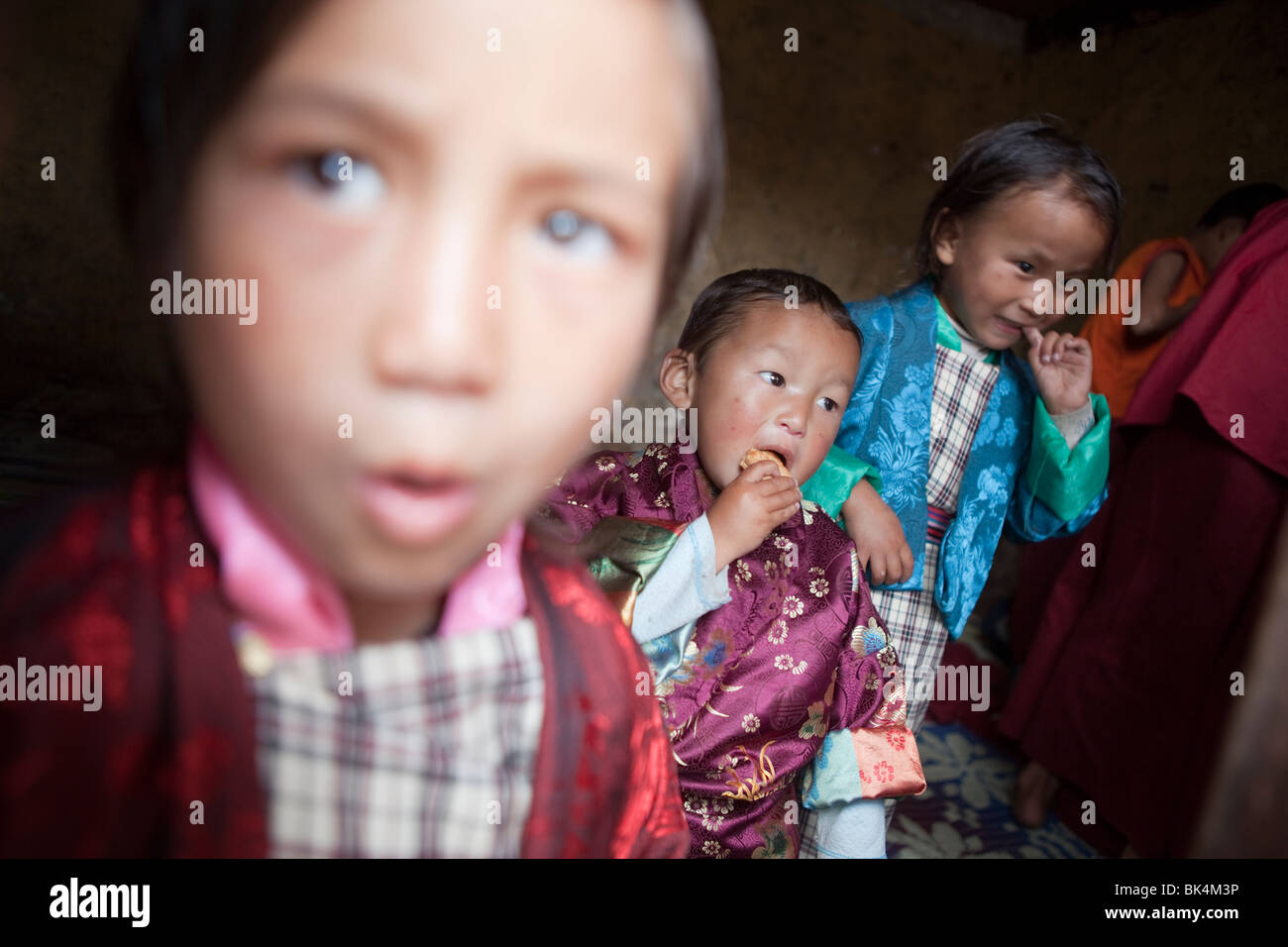 Da una serie di immagini scattate durante un viaggio in Bhutan Foto Stock