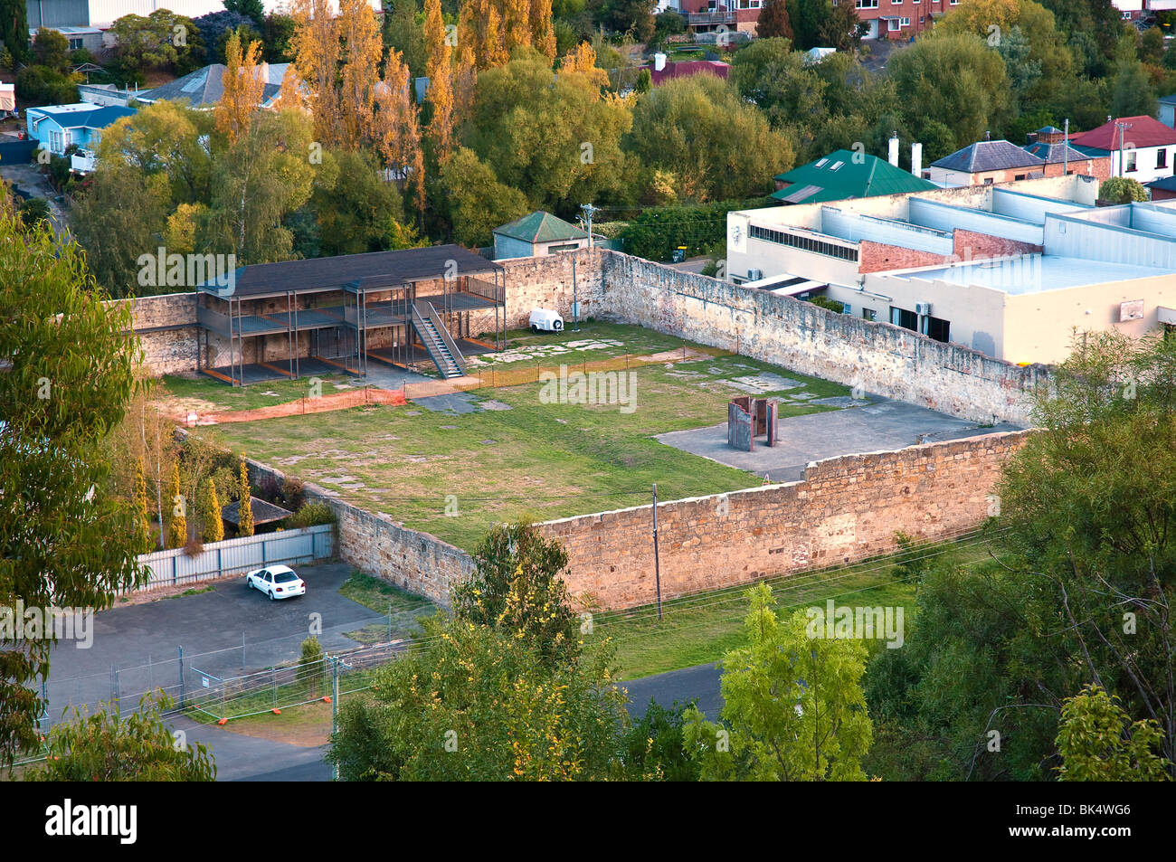 Le rovine della ex carcere femminile conosciuto nei primi giorni della colonia come la femmina fabbrica, nel sud di Hobart, Tasmania Foto Stock