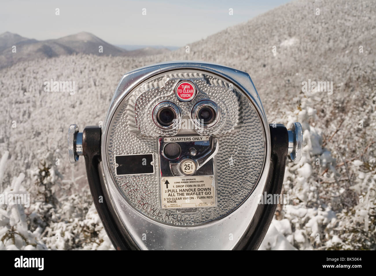 View Finder a Lake Placid, New York, Stati Uniti d'America Foto Stock