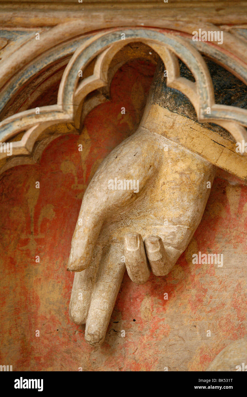 La mano di Dio, Saint-Thibault-en-Auxois, Doubs, Francia, Europa Foto Stock
