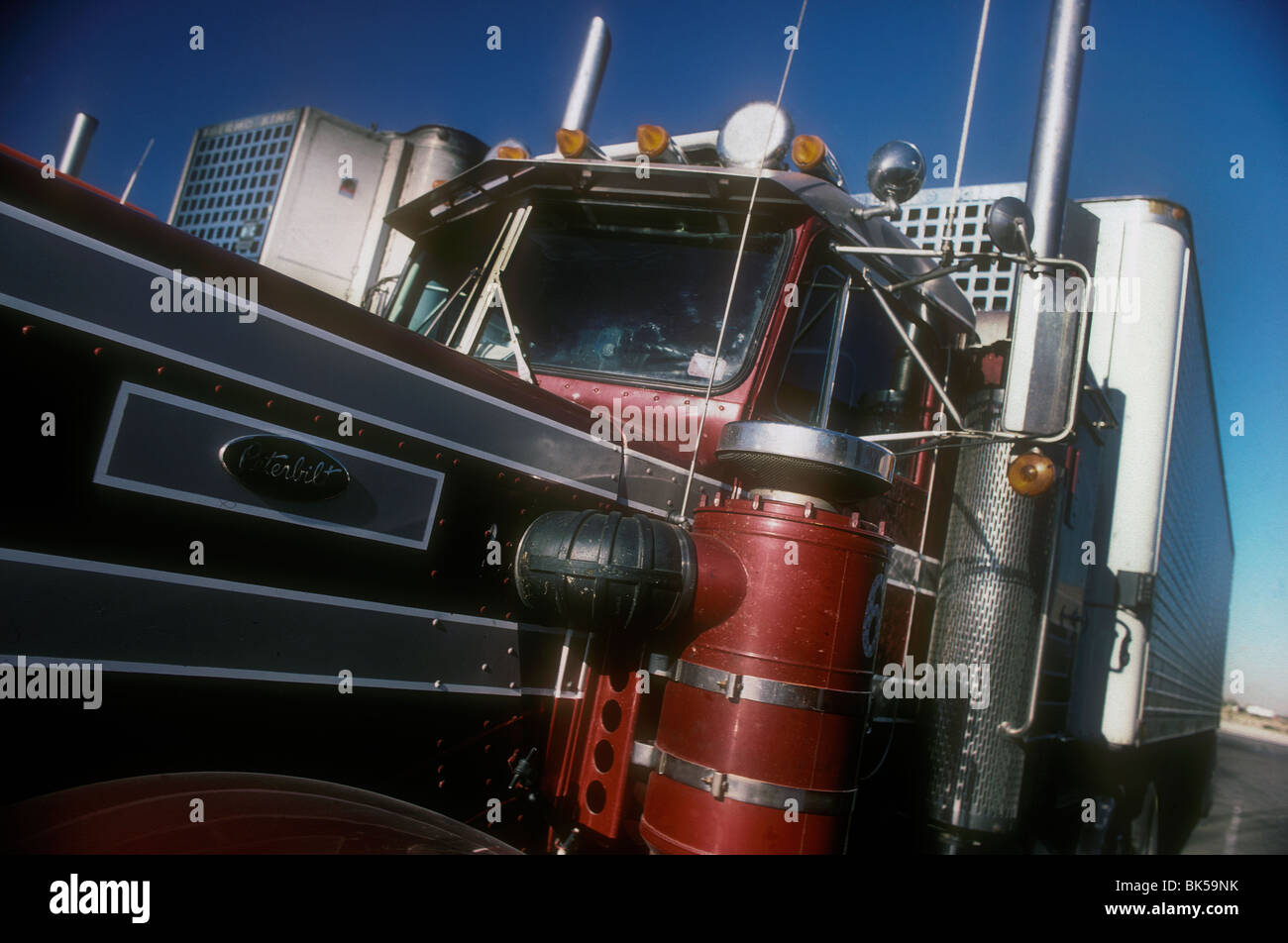 Peterbuilt camion convenzionale Foto Stock