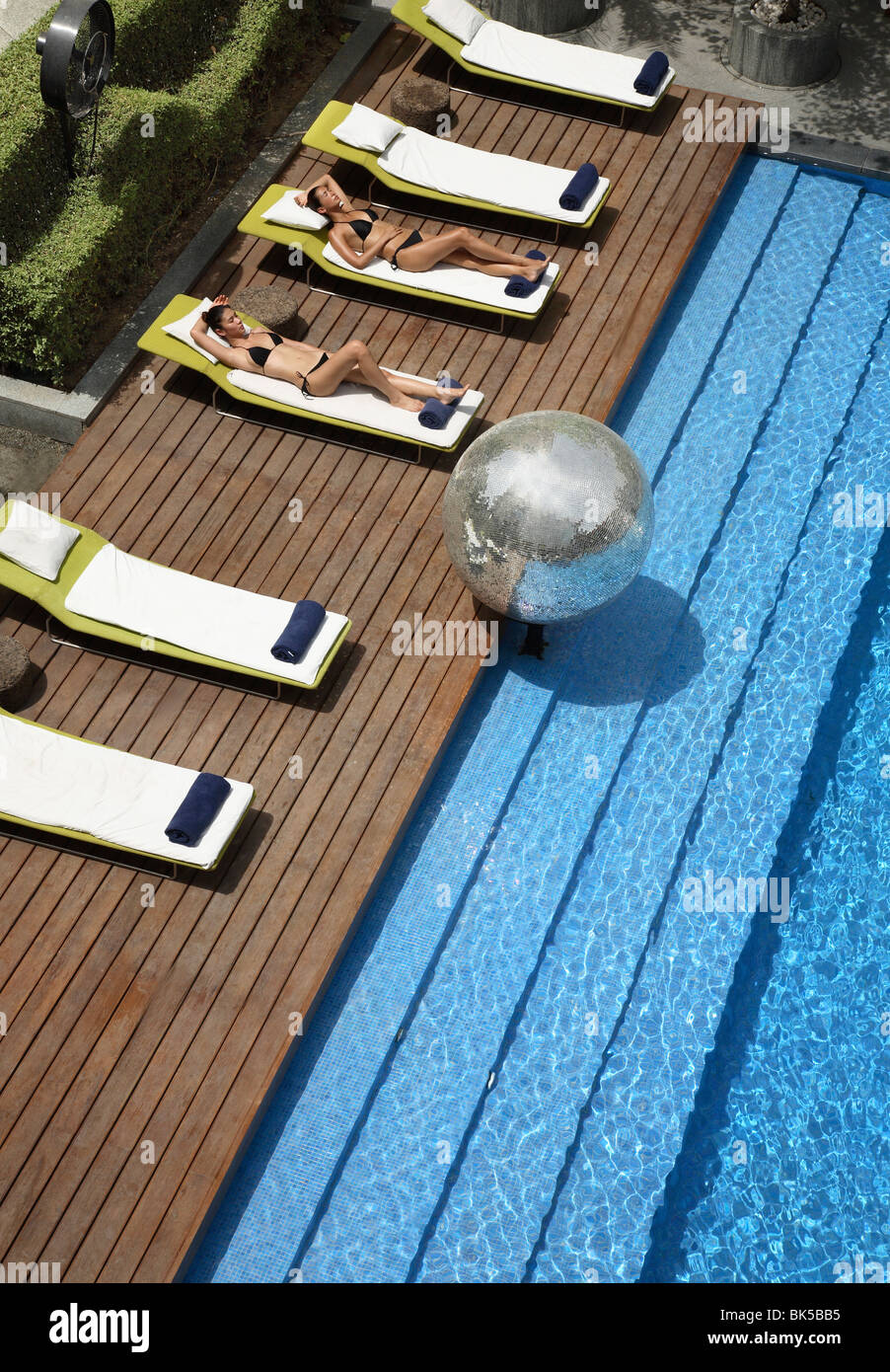 Piscina presso il Park Hotel New Delhi, India, Asia&#10; Foto Stock