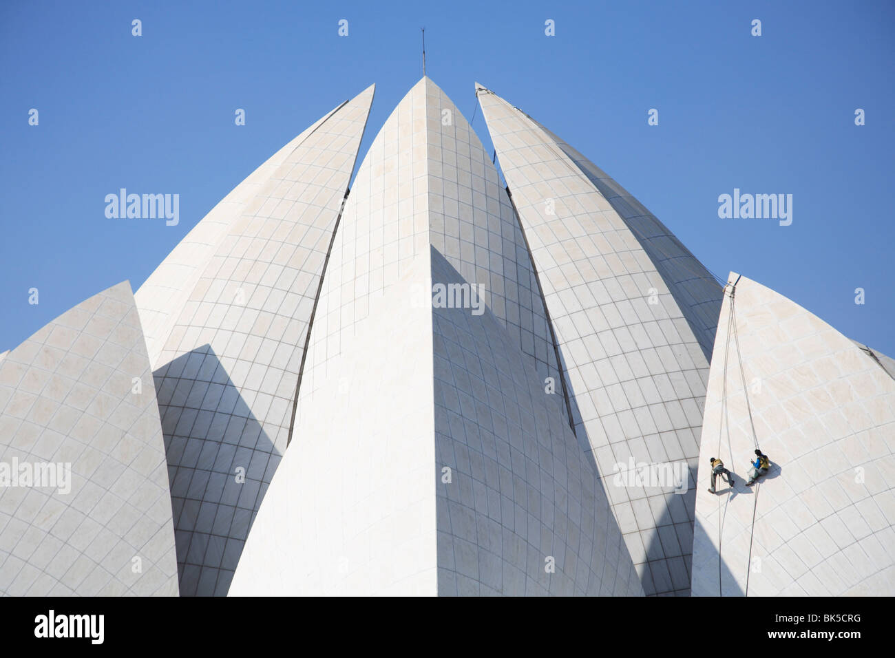 Fiore di loto tempio, tempio Bahai, Nuova Delhi, India, Asia Foto Stock