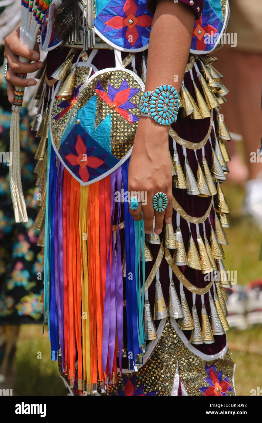 Nativi Americani, Powwow Taos, Nuovo Messico, Stati Uniti d'America, America del Nord Foto Stock