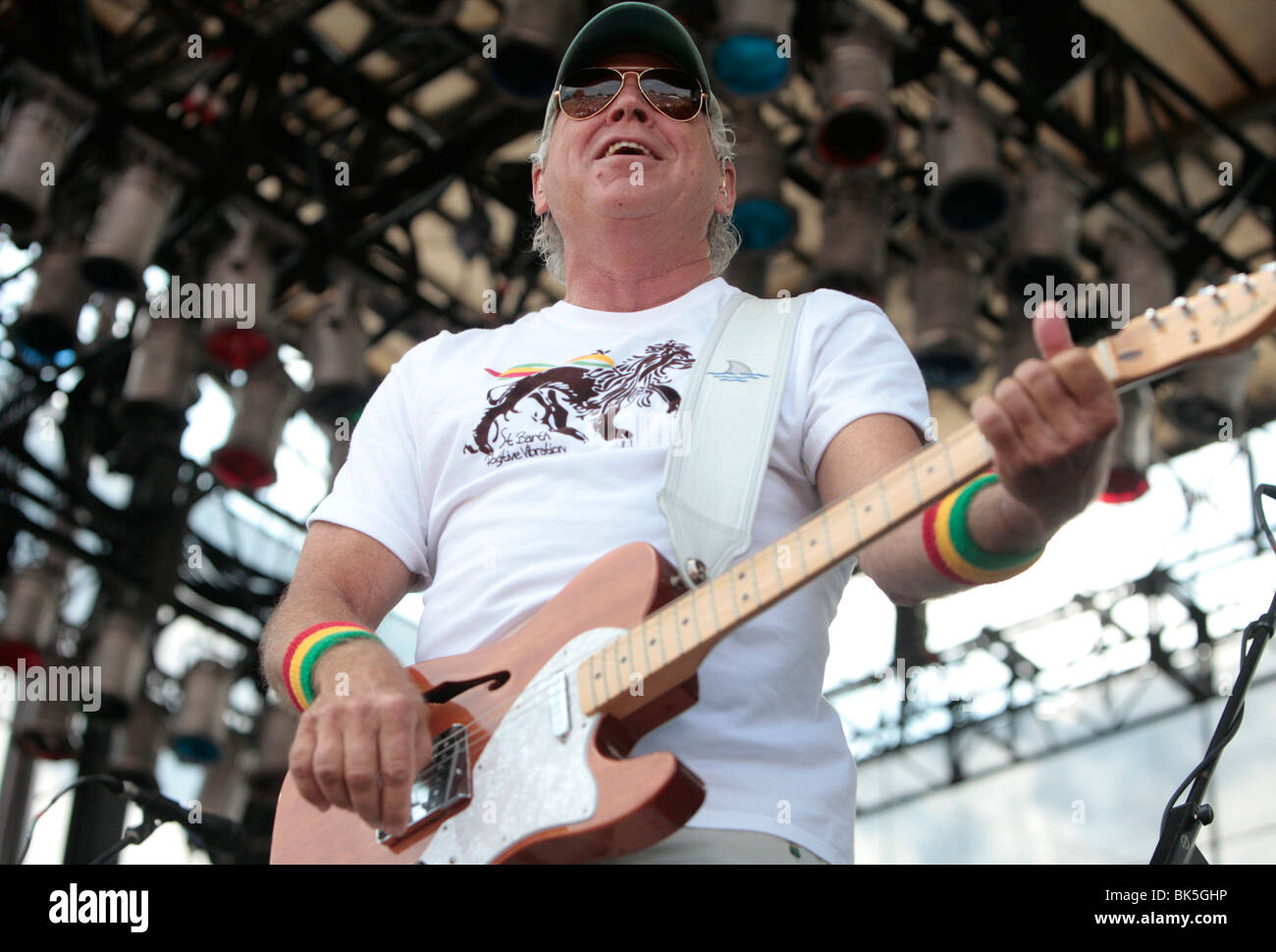 Jimmy Buffet esegue a Bonnaroo. Foto Stock