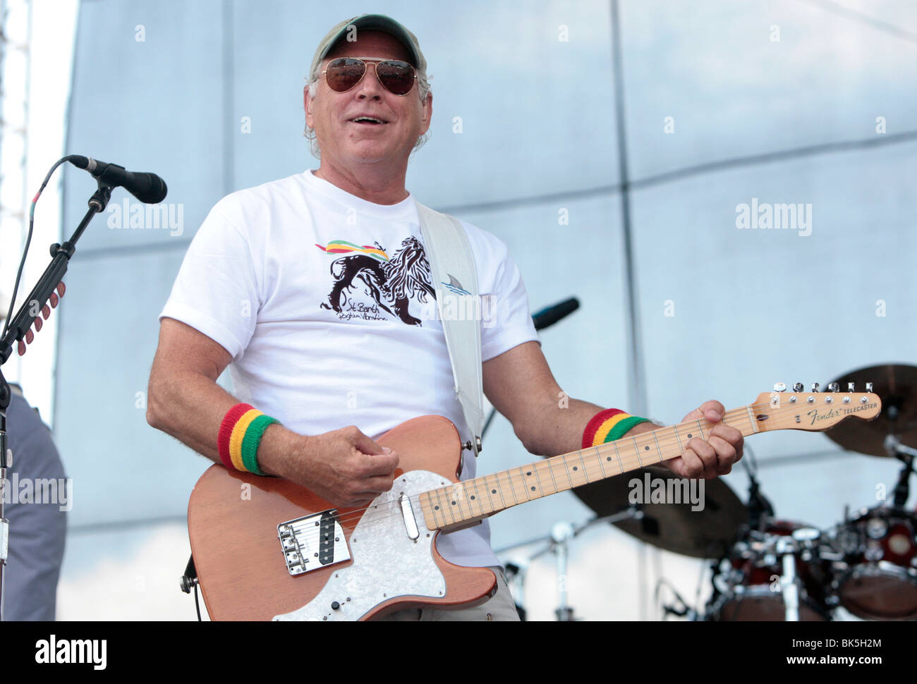 Jimmy Buffet esegue a Bonnaroo. Foto Stock