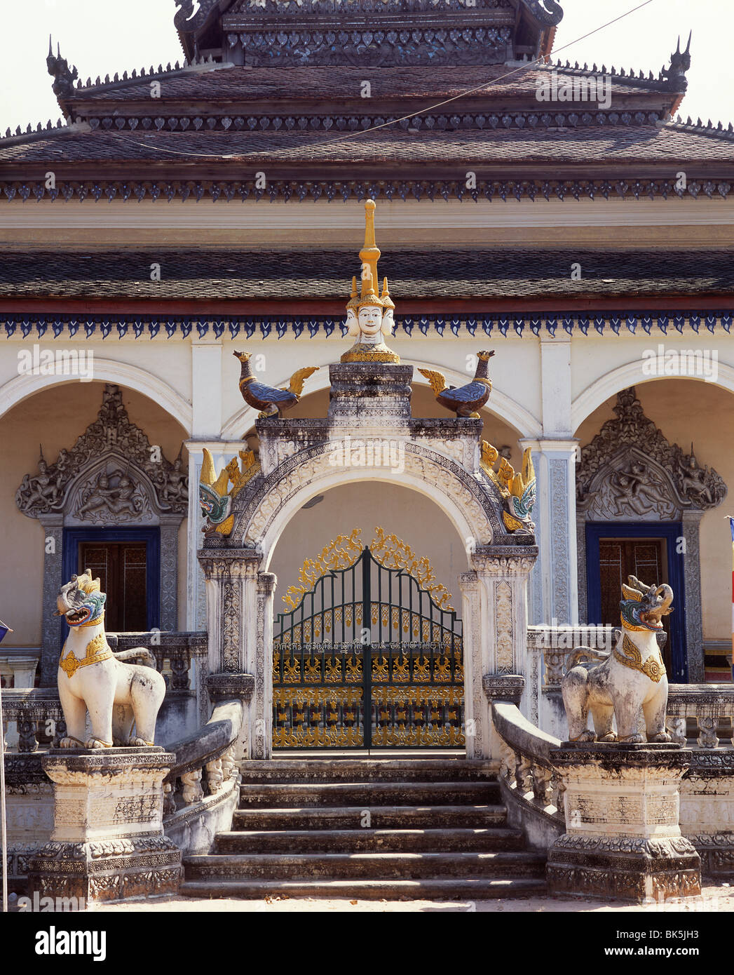 Wat Bo, Siam Reap, Cambogia, Indocina, Asia sud-orientale, Asia Foto Stock