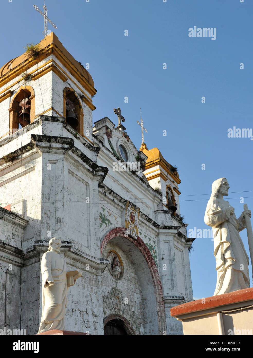 Cattedrale di Carcar, Cebu, Filippine, Sud-est asiatico, in Asia Foto Stock