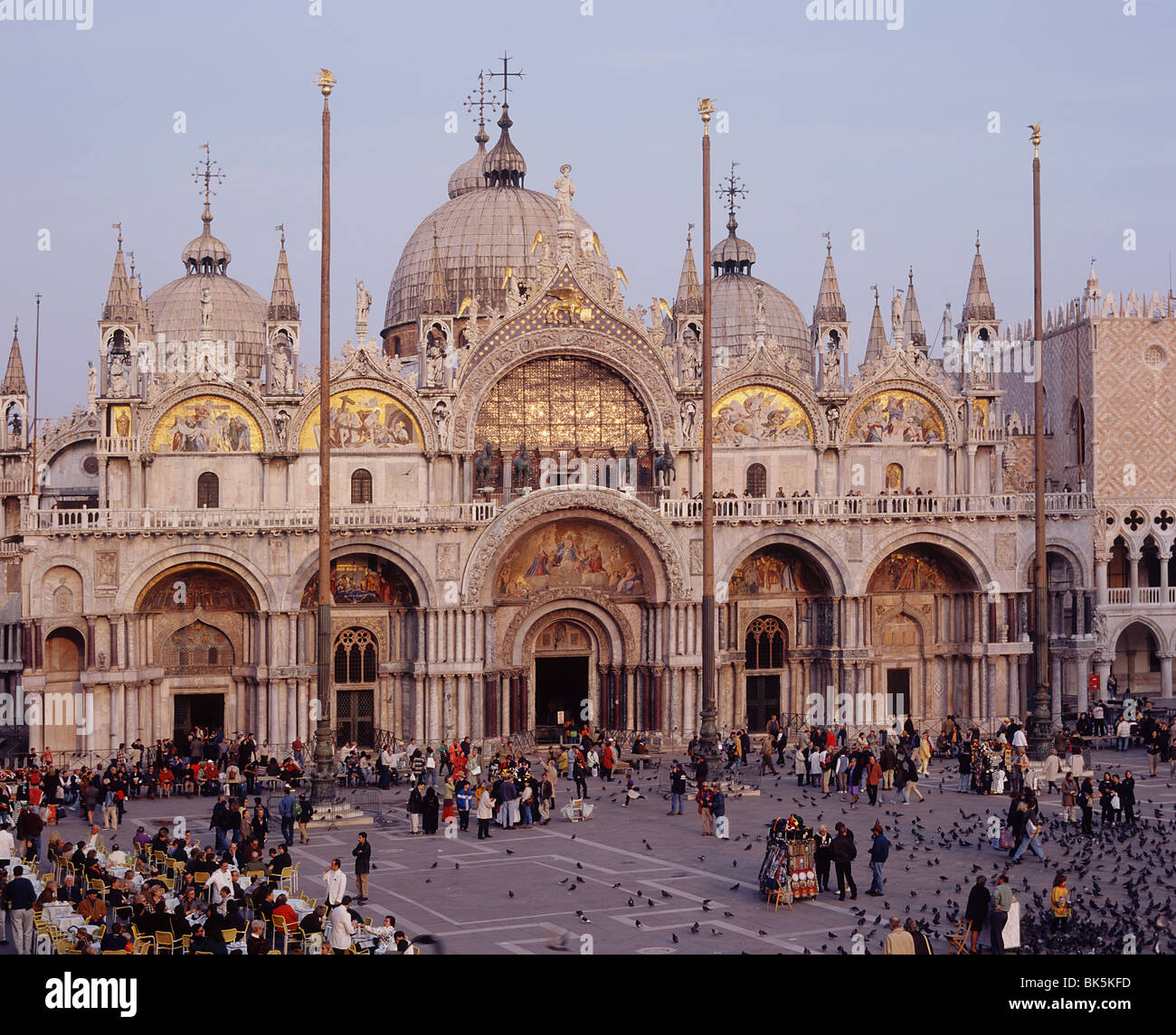 Basilica di San Marco, Venezia, Sito Patrimonio Mondiale dell'UNESCO, Veneto, Italia, Europa Foto Stock