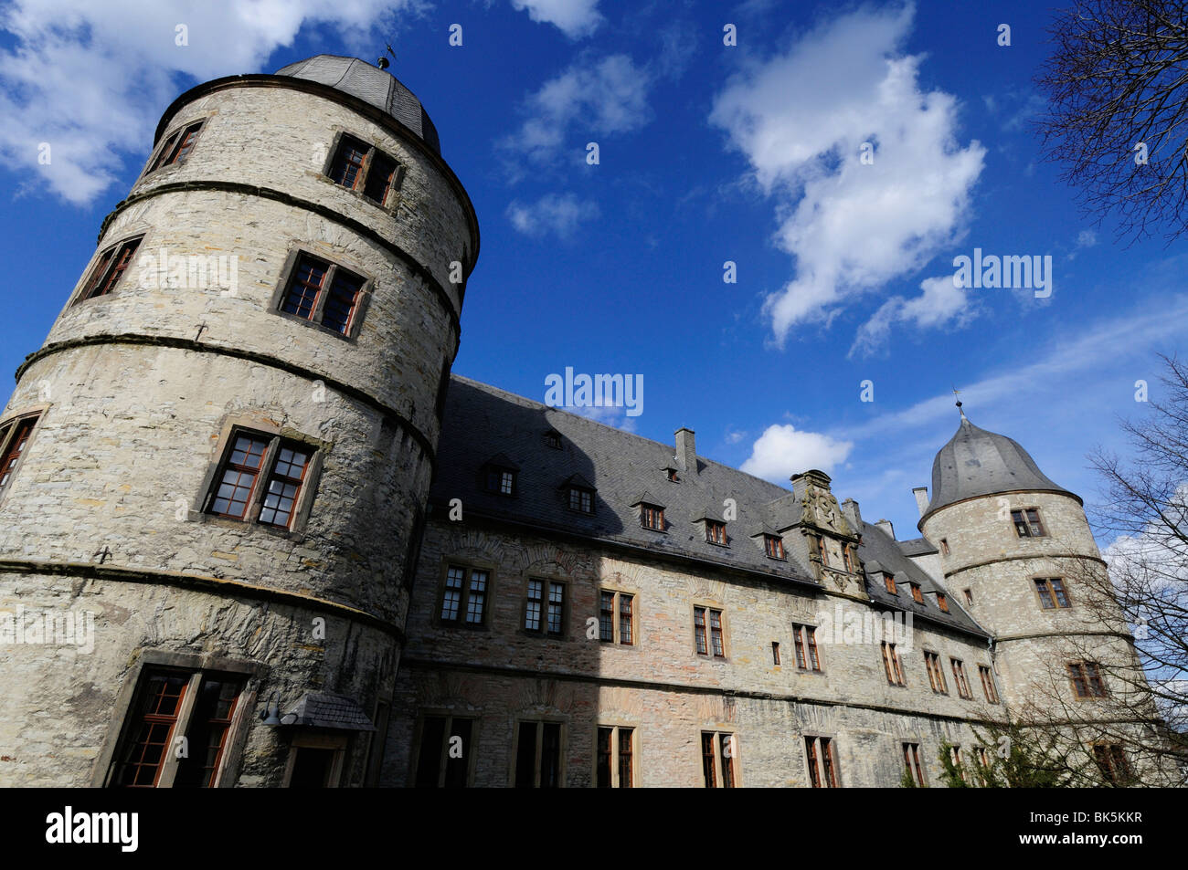 Wewelsburg Nazi Castello costruito da Heinrich Himmler, Germania Foto Stock