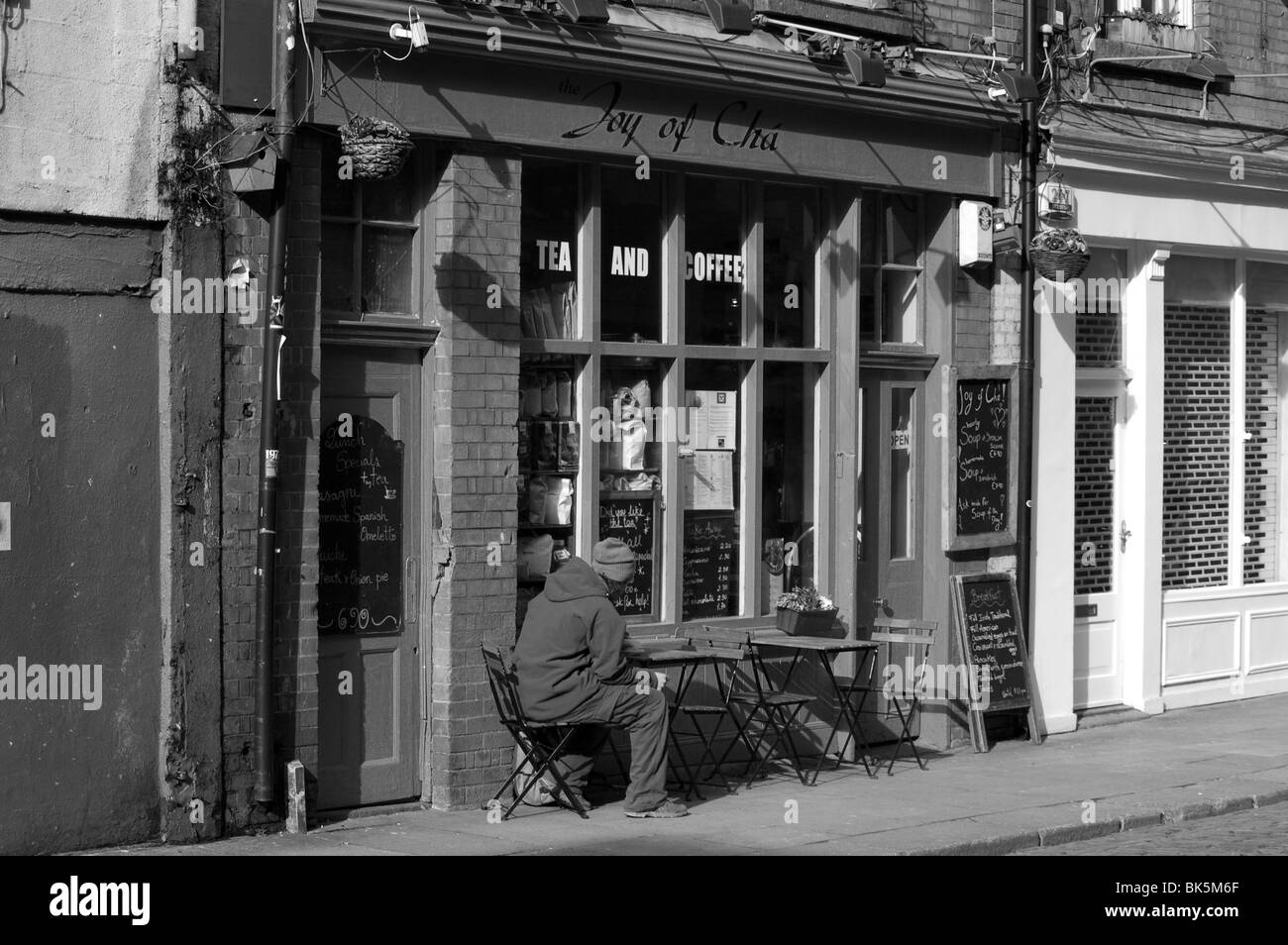 Negozio di tè, Temple Bar di Dublino Foto Stock