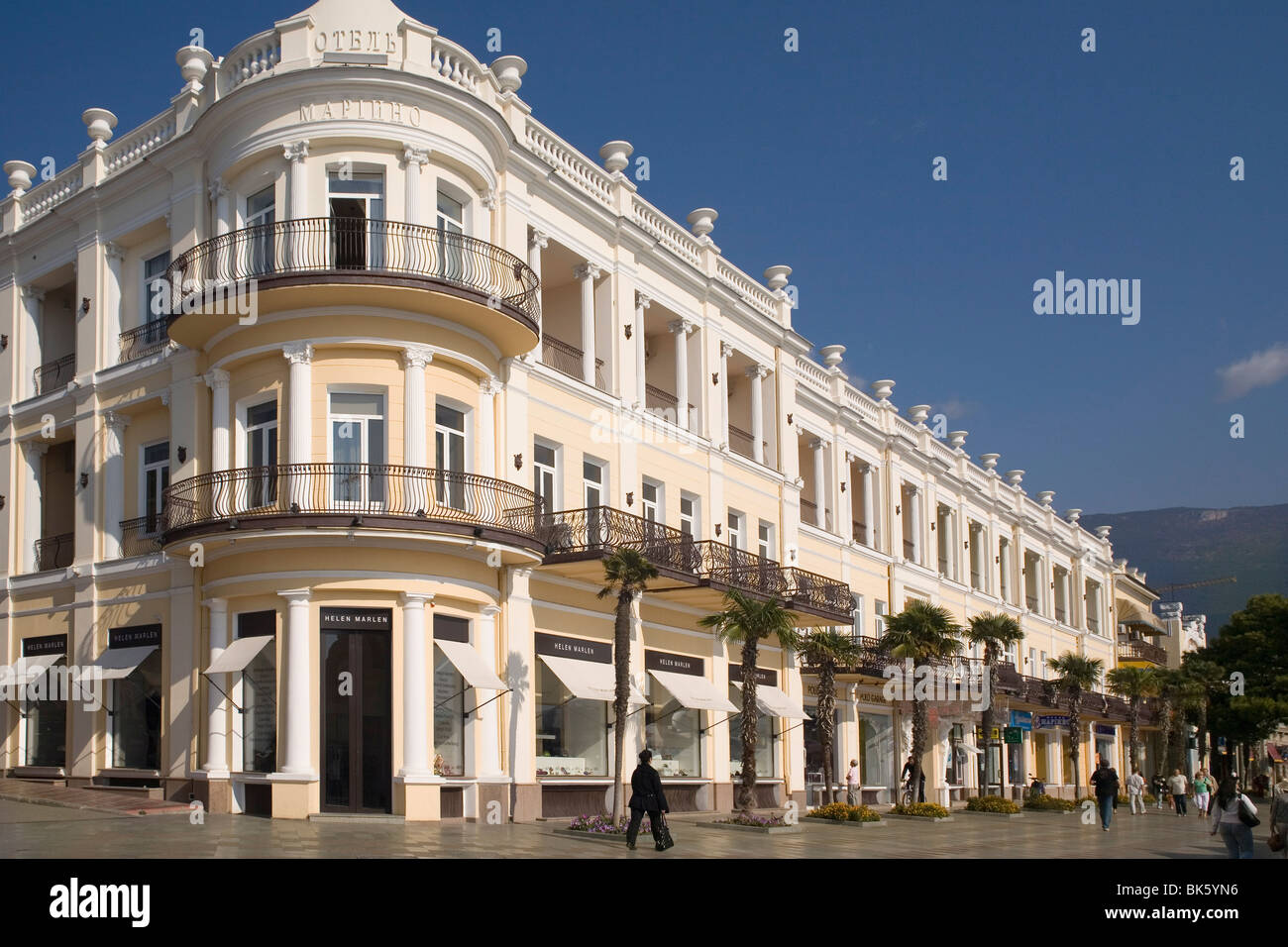 Il Quay, Yalta, Crimea, Ucraina,l'Europa Foto Stock