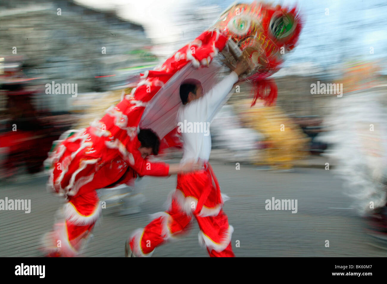 Anno Nuovo Cinese, Parigi, Francia, Europa Foto Stock