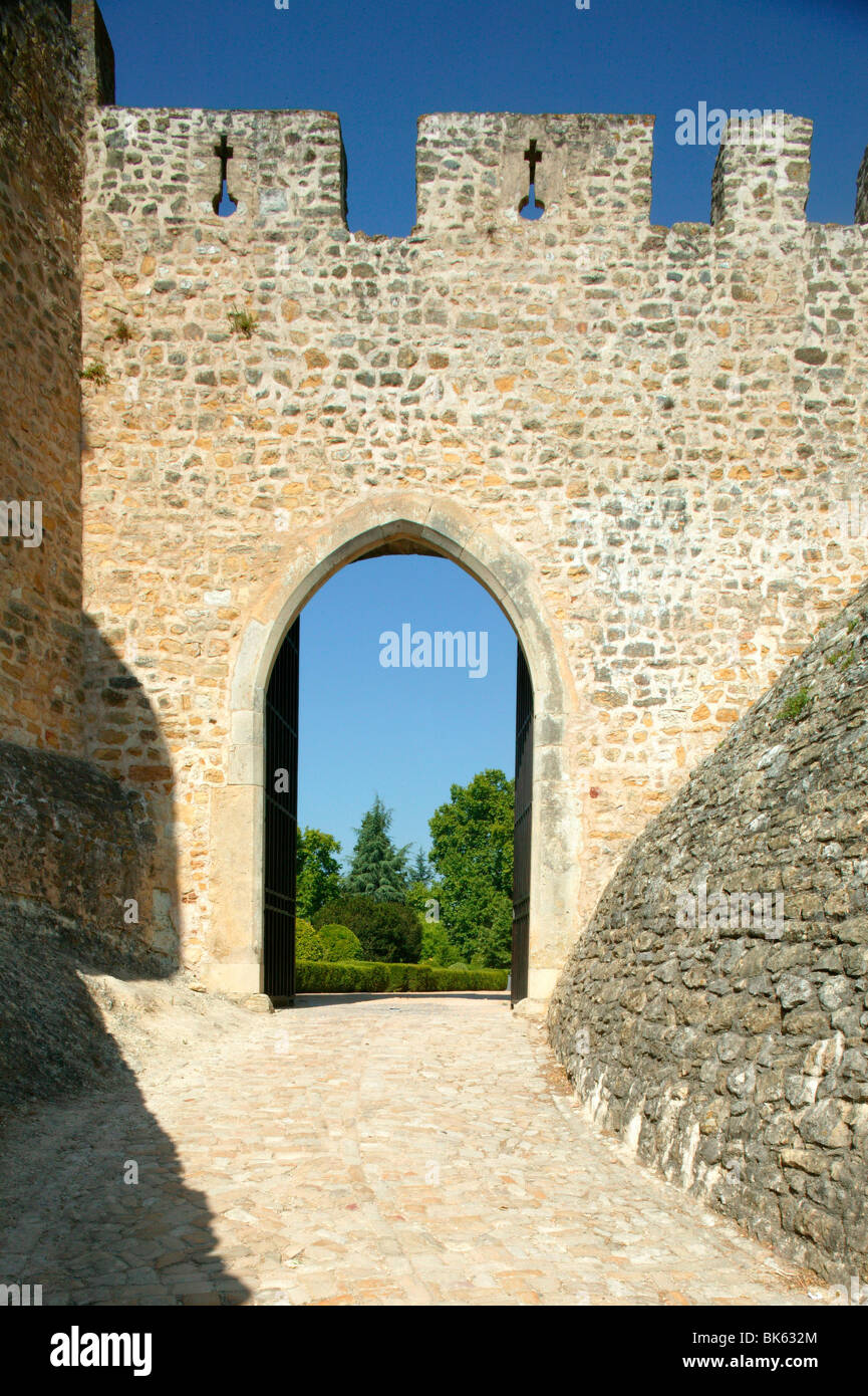 Templari", il castello di Tomar, Estremadura, Portogallo, Europa Foto Stock