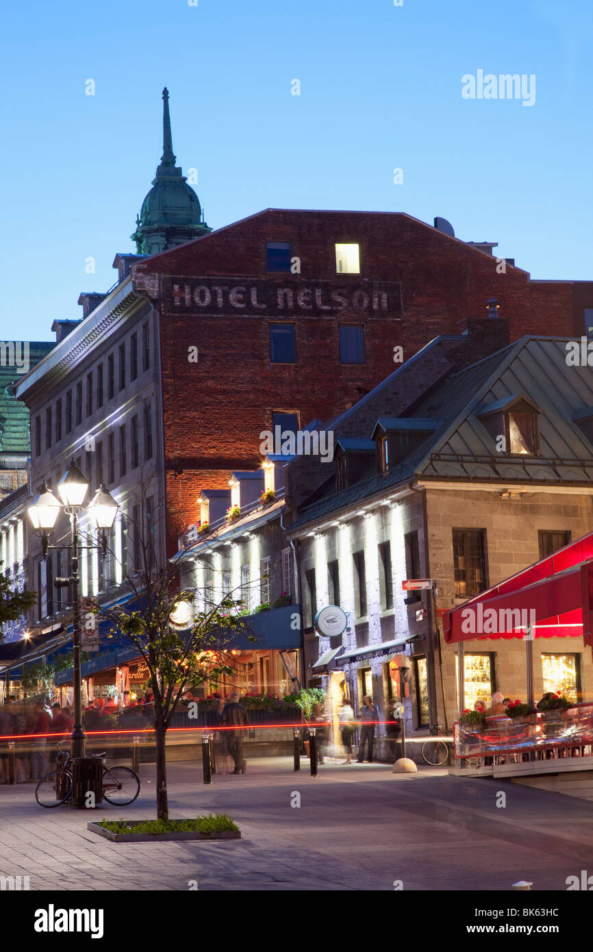 Jacques Cartier Place, Montreal, Quebec, Canada, America del Nord Foto Stock