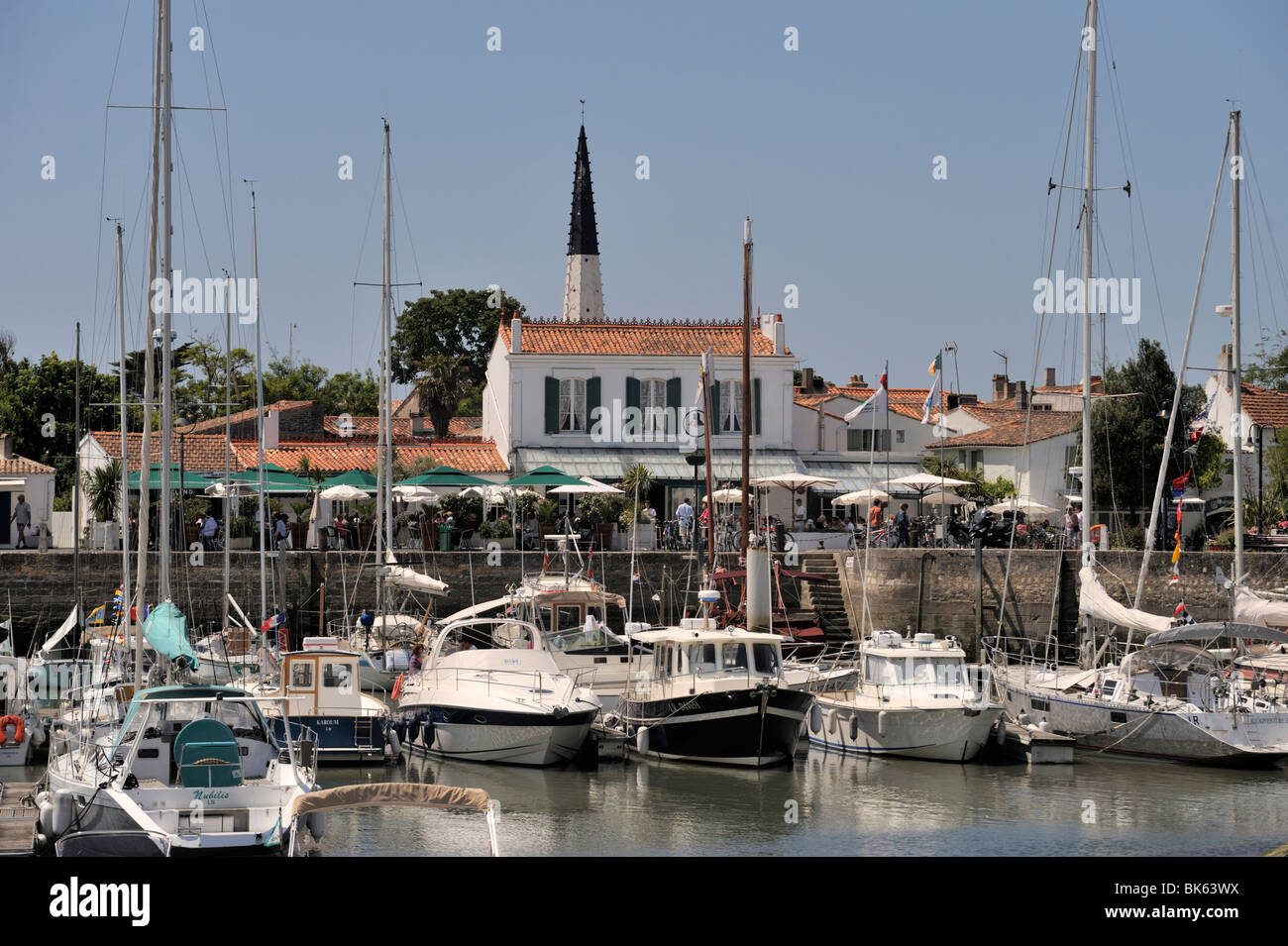 Porto, Ars-en-re, Ile de Re, Charente Maritime, Francia, Europa Foto Stock