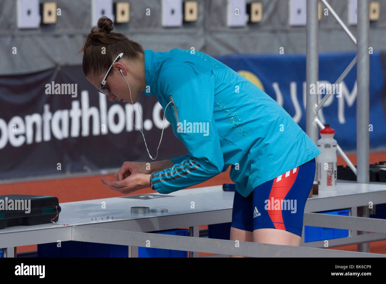 2010 Pentathlon moderno World Cup.Medway Park gillingham kent Foto Stock