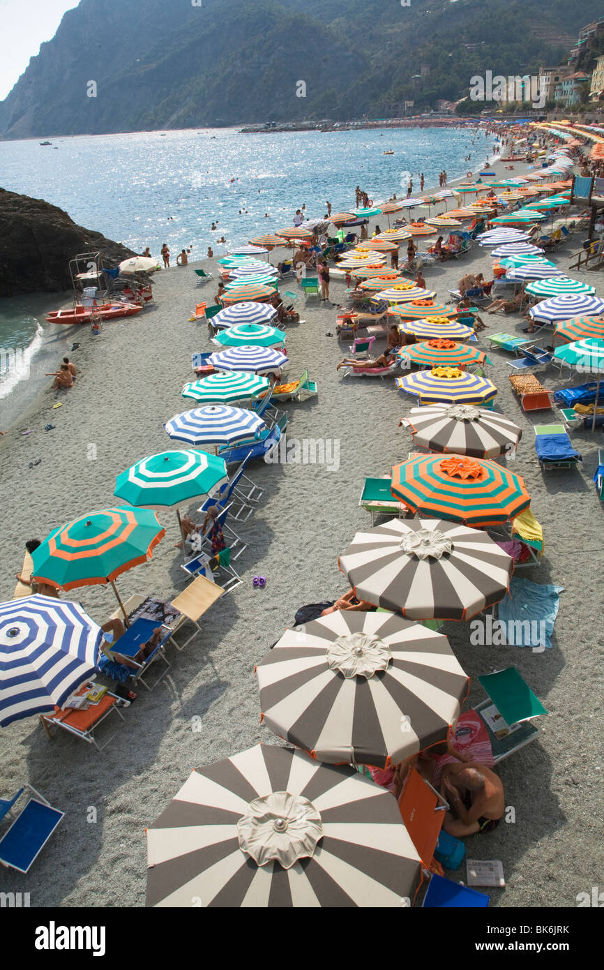 Monterosso al Mar, Liguria, Italia. Primo di cinque città e villaggi in Cinque Terre, cinque terre. Foto Stock